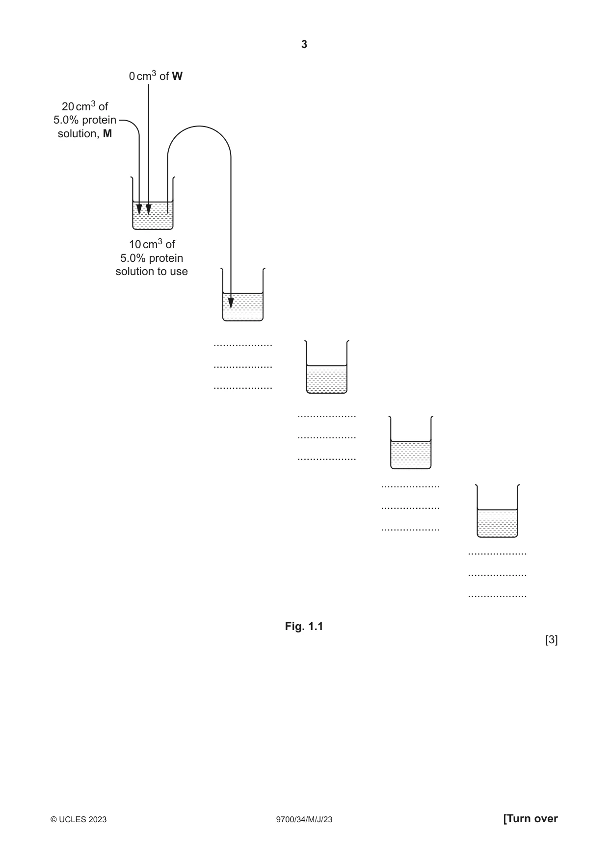 Cambridge A Level Biology 9700 2023 May/June Paper 3 · Variant 4 question paper, page 3 of 16