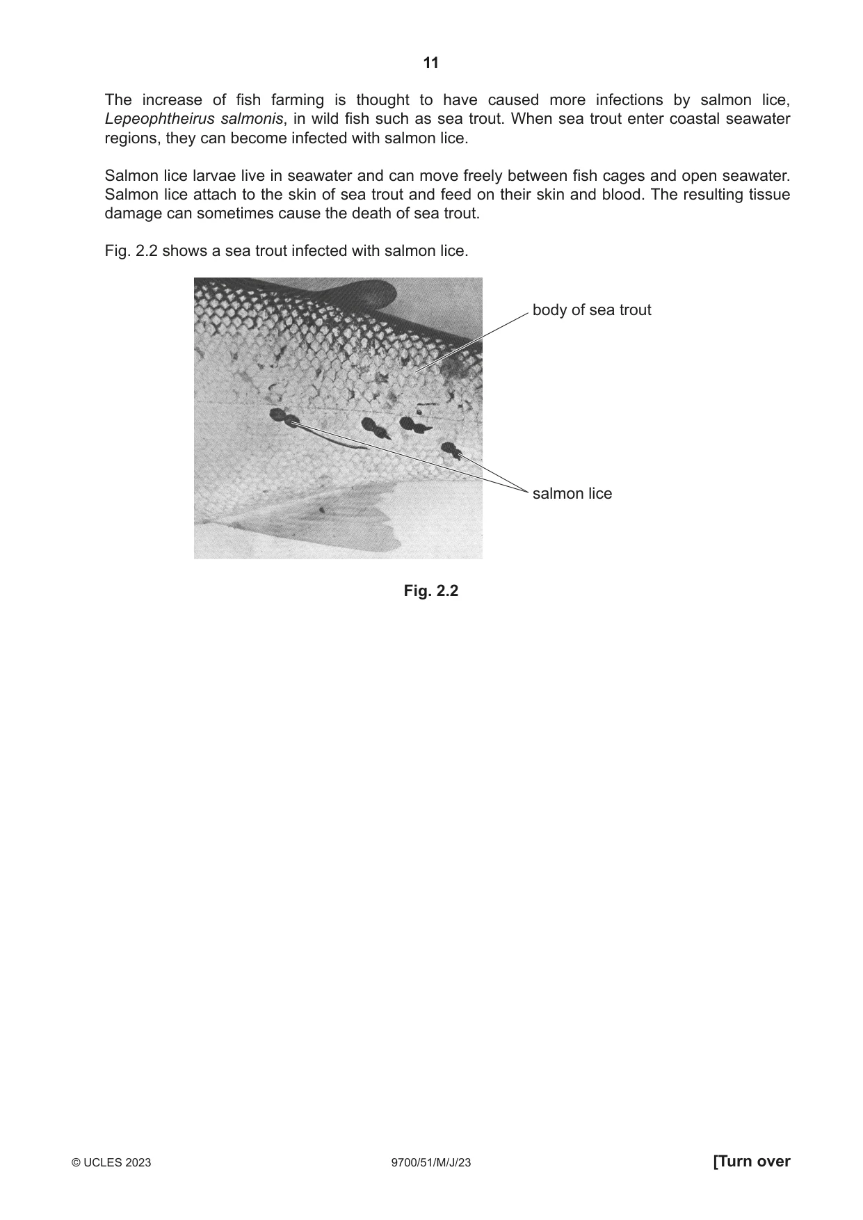 Cambridge A Level Biology 9700 2023 May/June Paper 5 · Variant 1 question paper, page 11 of 20