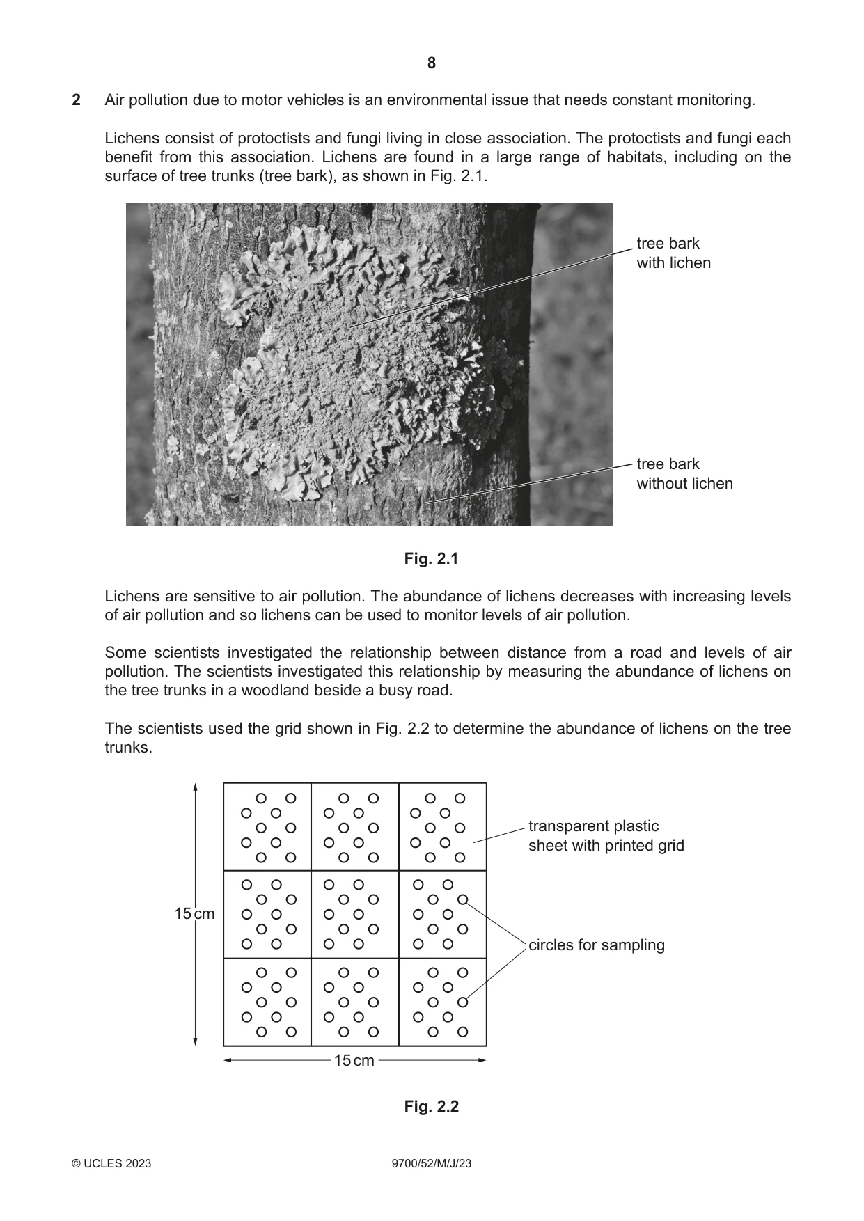 Cambridge A Level Biology 9700 2023 May/June Paper 5 · Variant 2 question paper, page 8 of 12