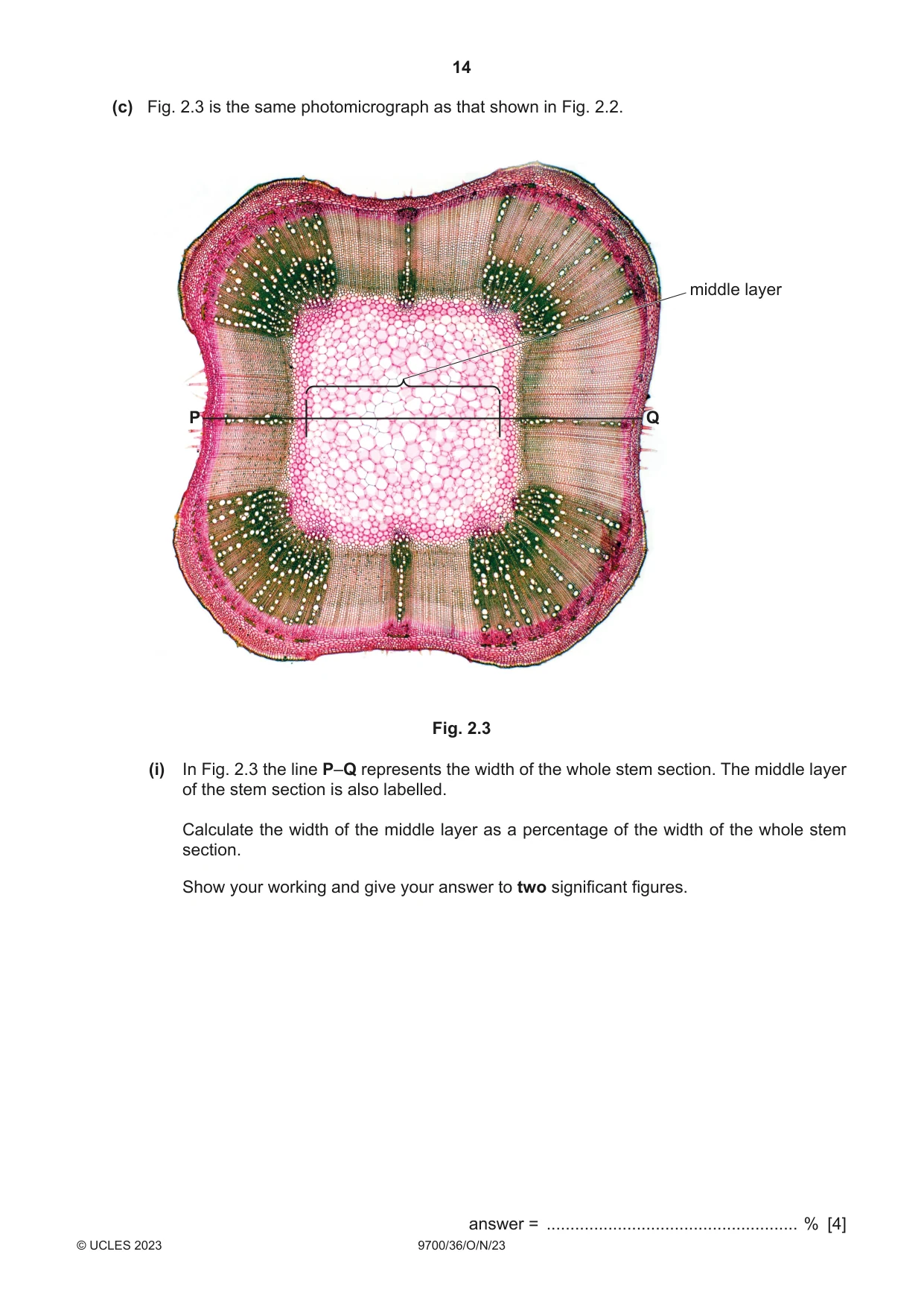 Cambridge A Level Biology 9700 2023 Oct/Nov Paper 3 · Variant 6 question paper, page 14 of 16