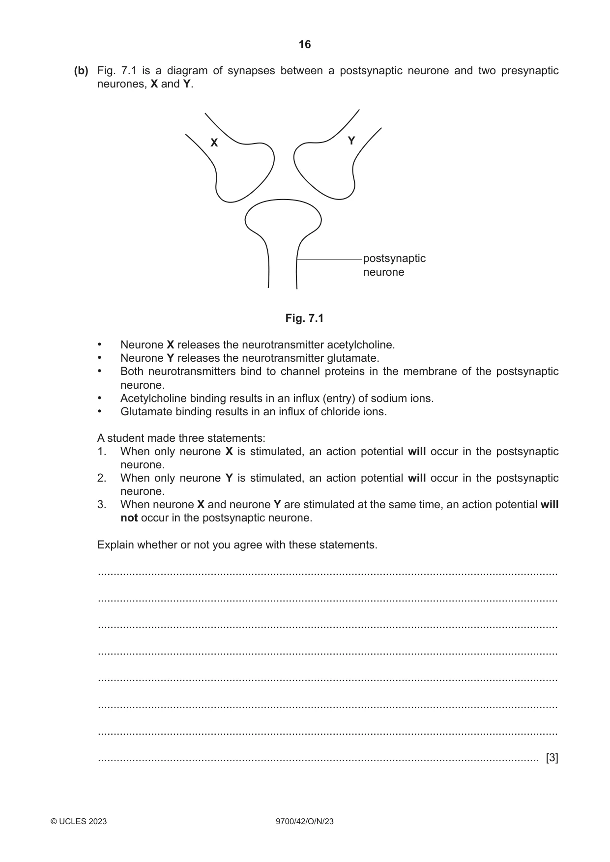 Cambridge A Level Biology 9700 2023 Oct/Nov Paper 4 · Variant 2 question paper, page 16 of 24