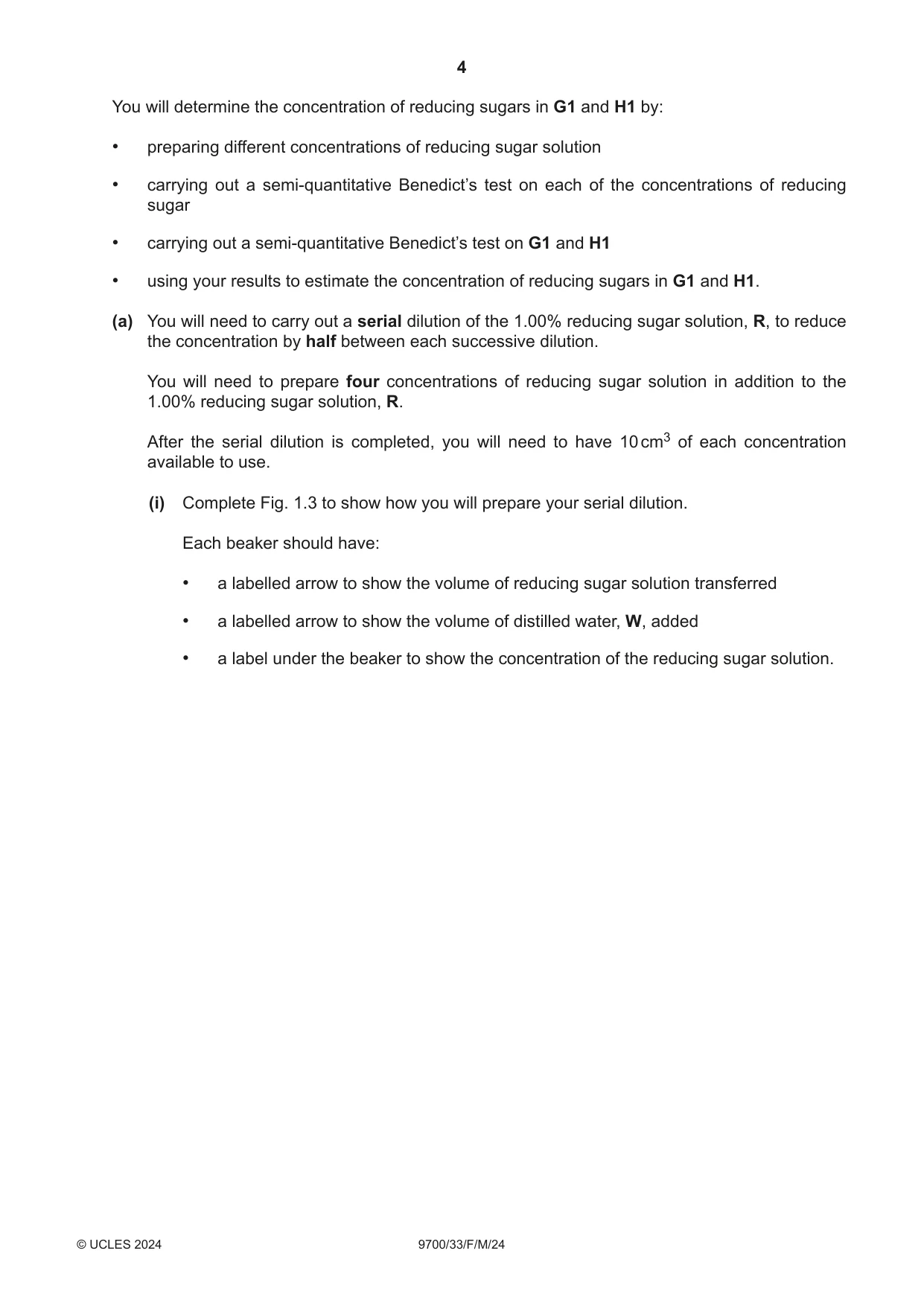Cambridge A Level Biology 9700 2024 Feb/March Paper 3 · Variant 3 question paper, page 4 of 16