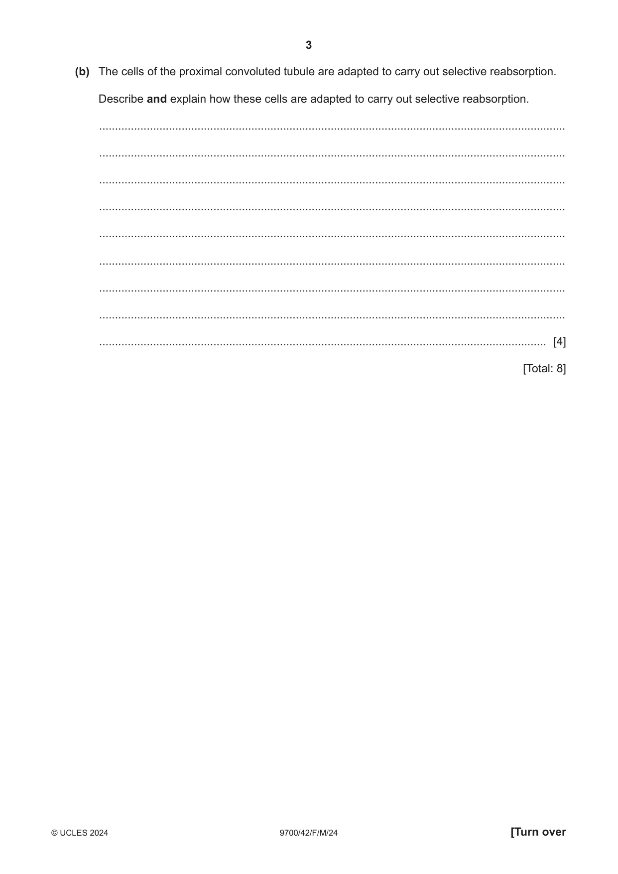 Cambridge A Level Biology 9700 2024 Feb/March Paper 4 · Variant 2 question paper, page 3 of 32