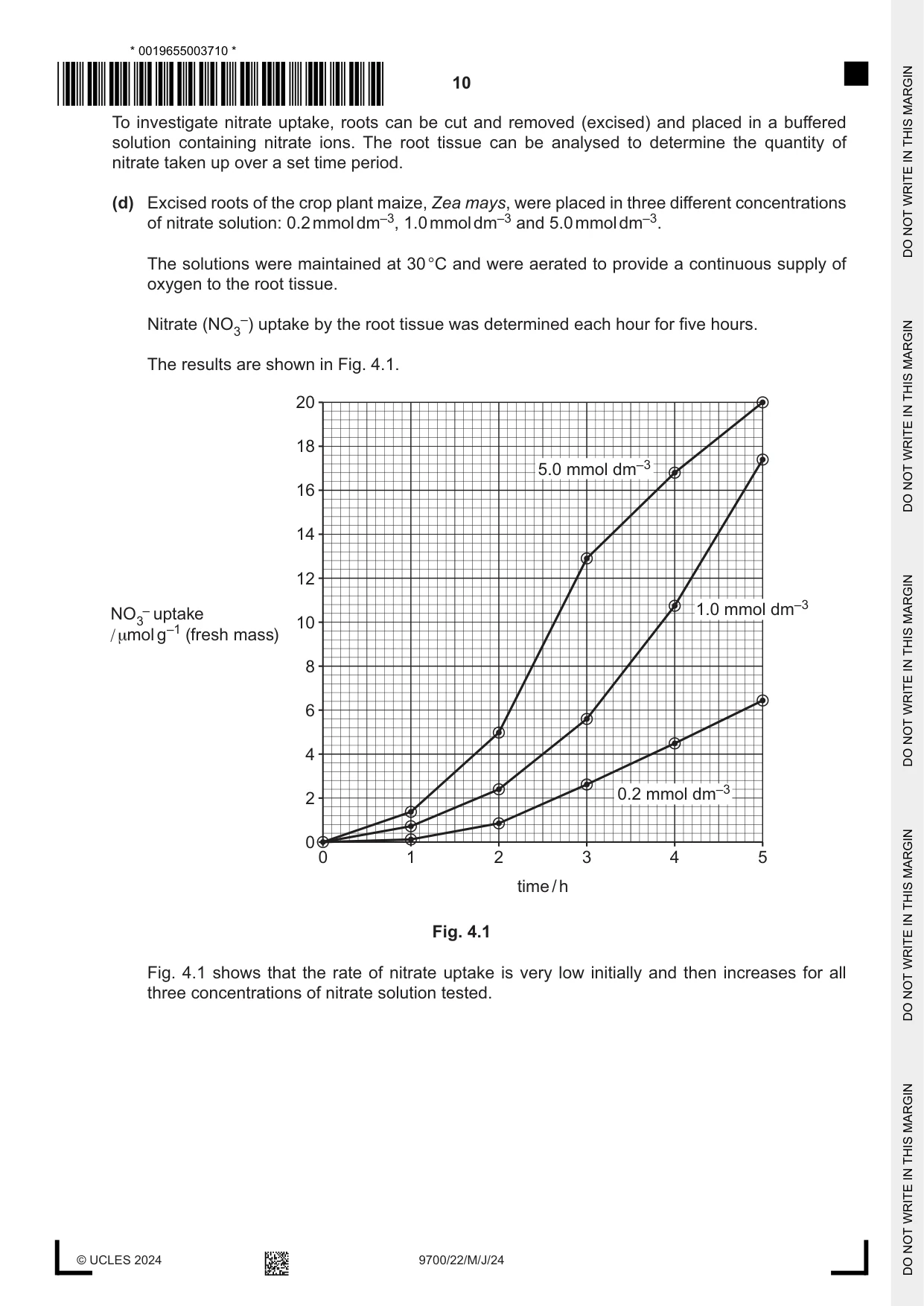 Cambridge A Level Biology 9700 2024 May/June Paper 2 · Variant 2 question paper, page 10 of 16