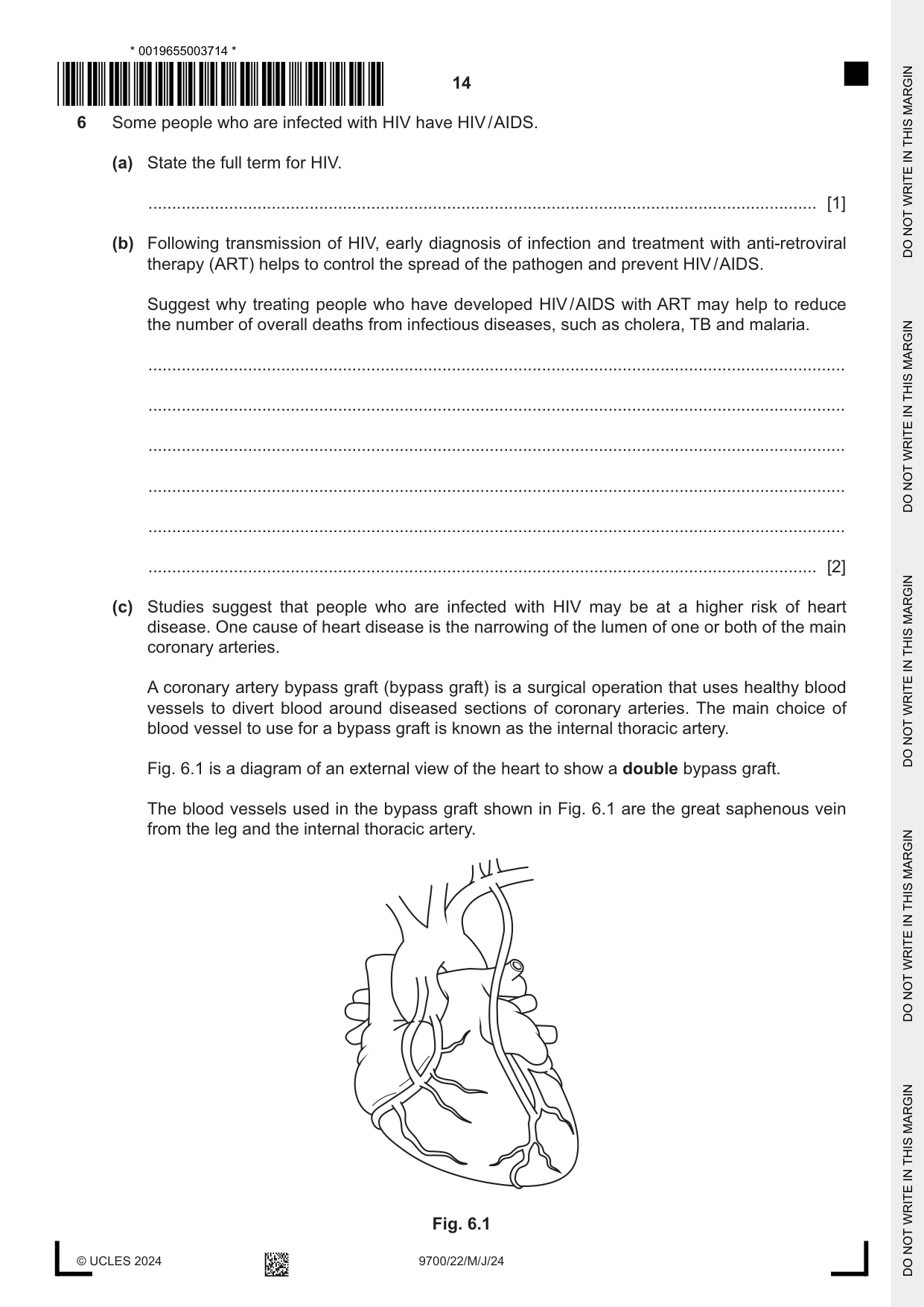 Cambridge A Level Biology 9700 2024 May/June Paper 2 · Variant 2 question paper, page 14 of 16