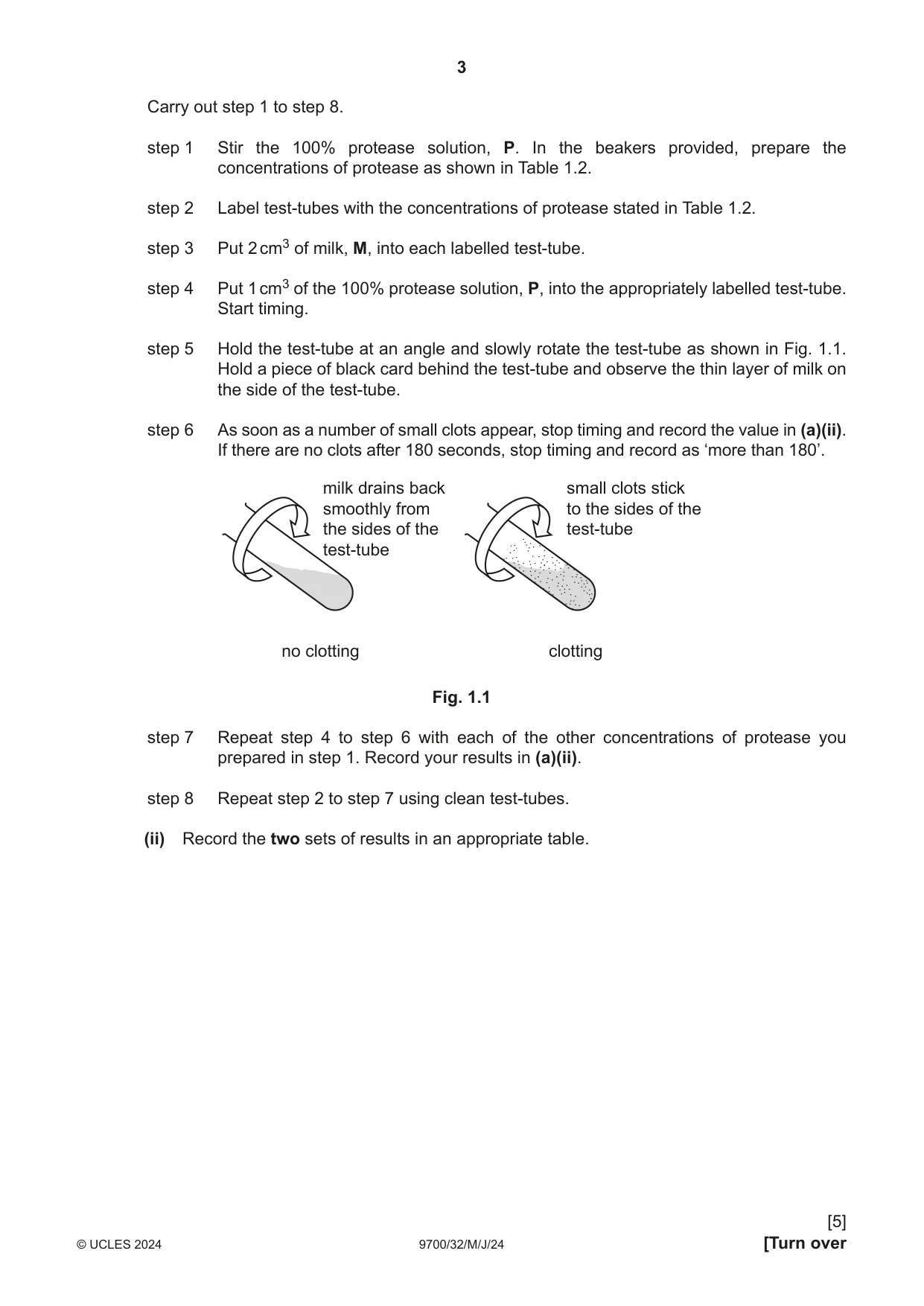 Cambridge A Level Biology 9700 2024 May/June Paper 3 · Variant 2 question paper, page 3 of 12