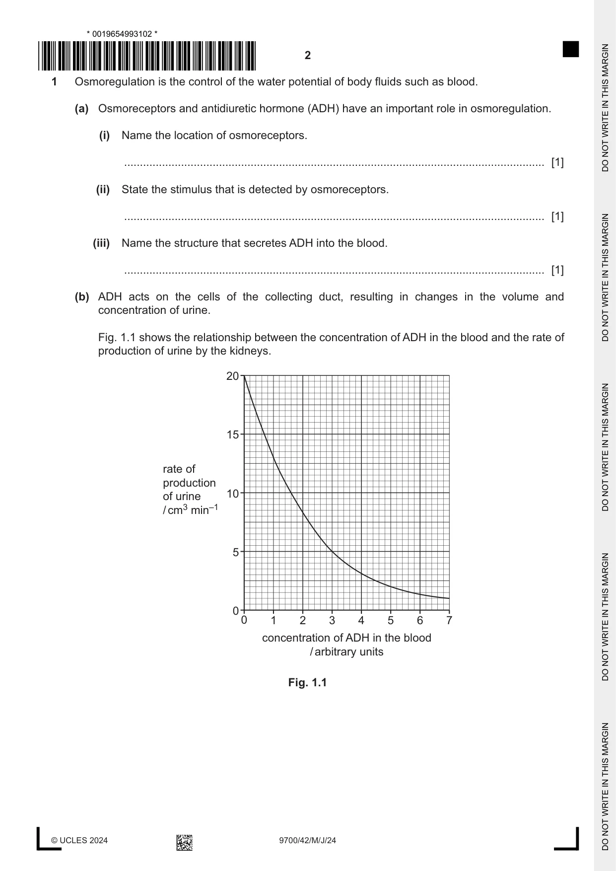 Cambridge A Level Biology 9700 2024 May/June Paper 4 · Variant 2 question paper, page 2 of 24