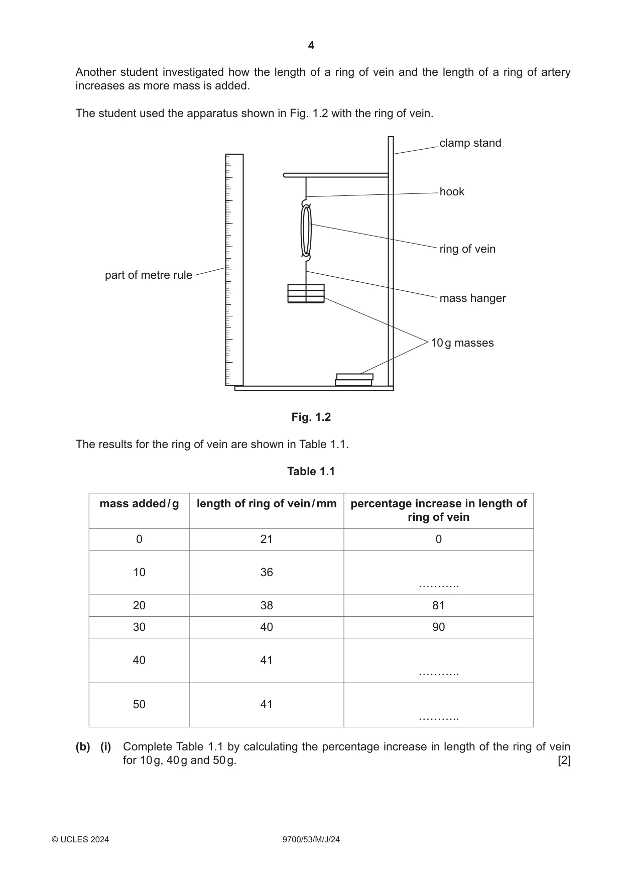 Cambridge A Level Biology 9700 2024 May/June Paper 5 · Variant 3 question paper, page 4 of 12