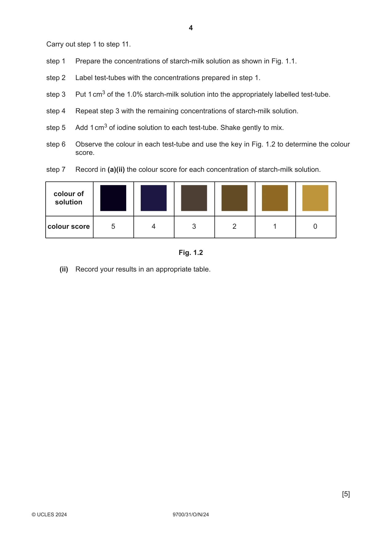 Cambridge A Level Biology 9700 2024 Oct/Nov Paper 3 · Variant 1 question paper, page 4 of 12