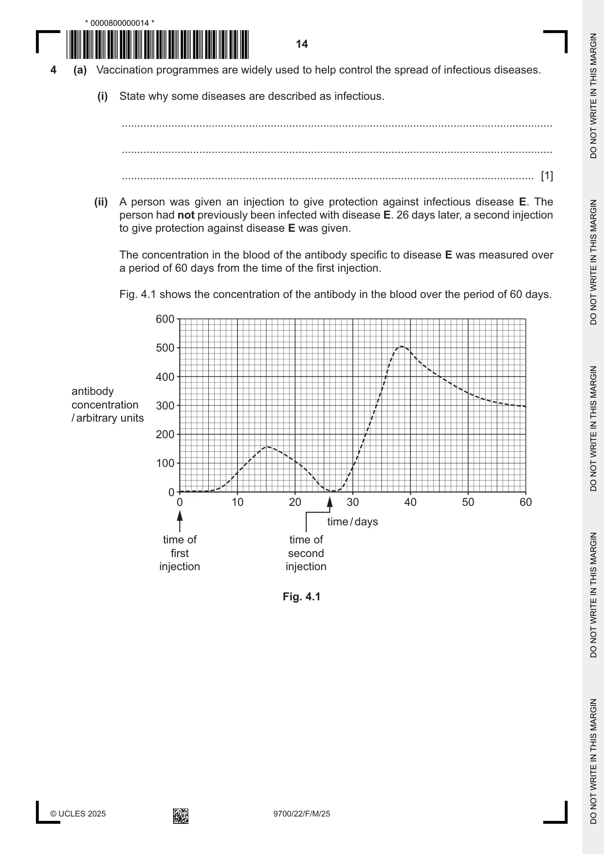 Cambridge A Level Biology 9700 2025 Feb/March Paper 2 · Variant 2 question paper, page 14 of 24