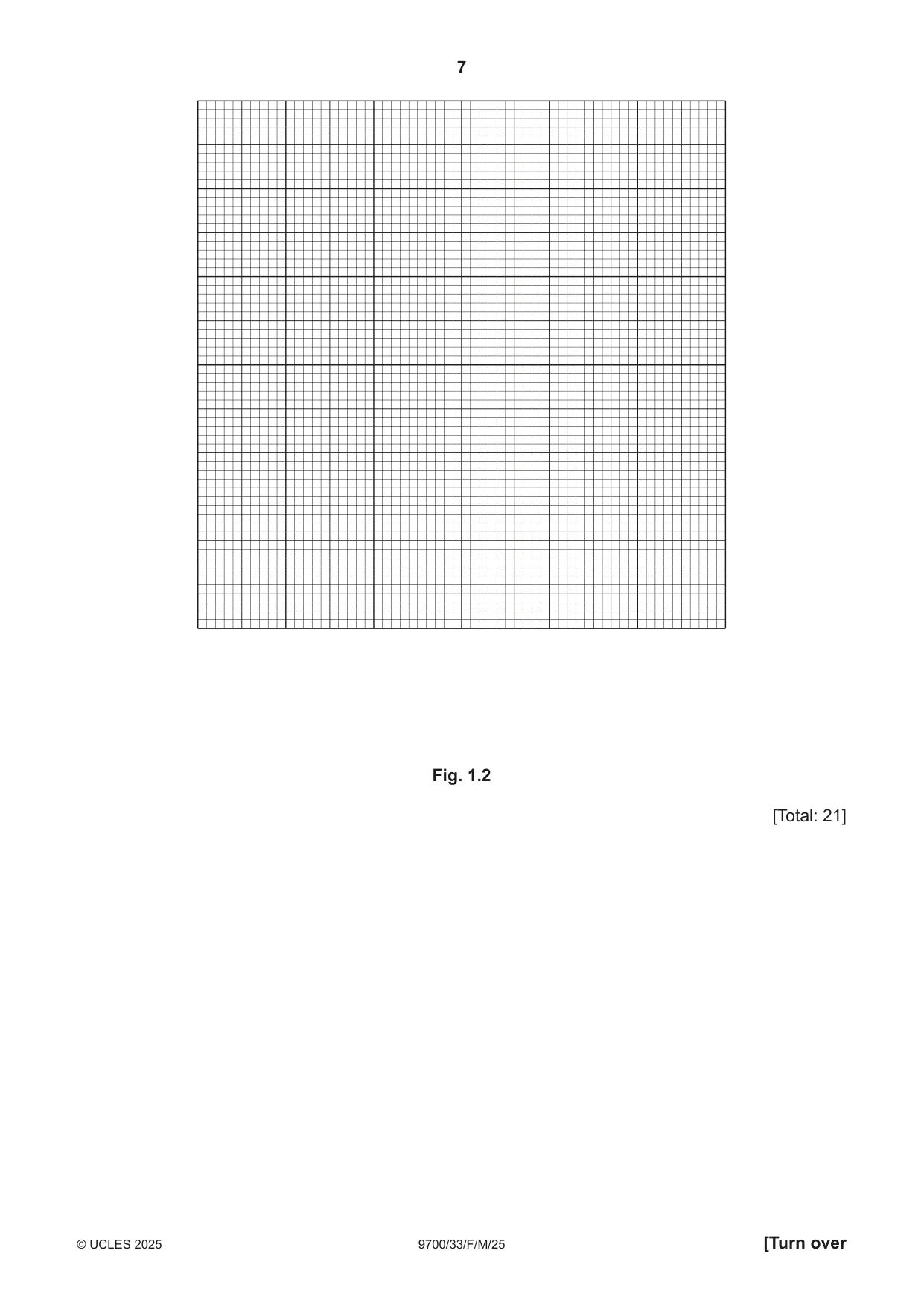 Cambridge A Level Biology 9700 2025 Feb/March Paper 3 · Variant 3 question paper, page 7 of 12