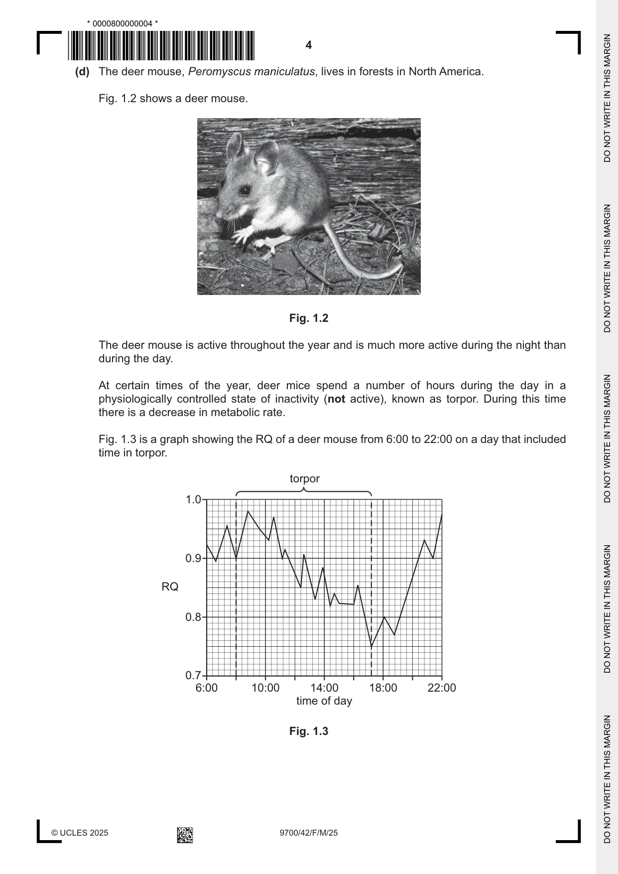 Cambridge A Level Biology 9700 2025 Feb/March Paper 4 · Variant 2 question paper, page 4 of 32