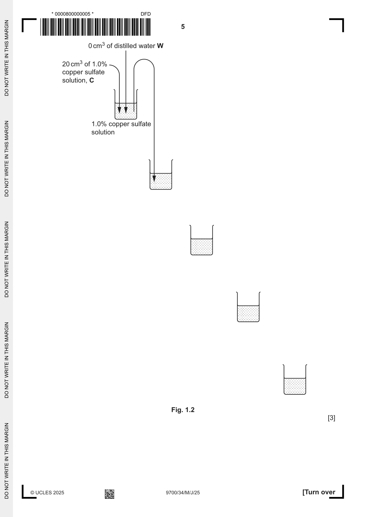 Cambridge A Level Biology 9700 2025 May/June Paper 3 · Variant 4 question paper, page 5 of 16