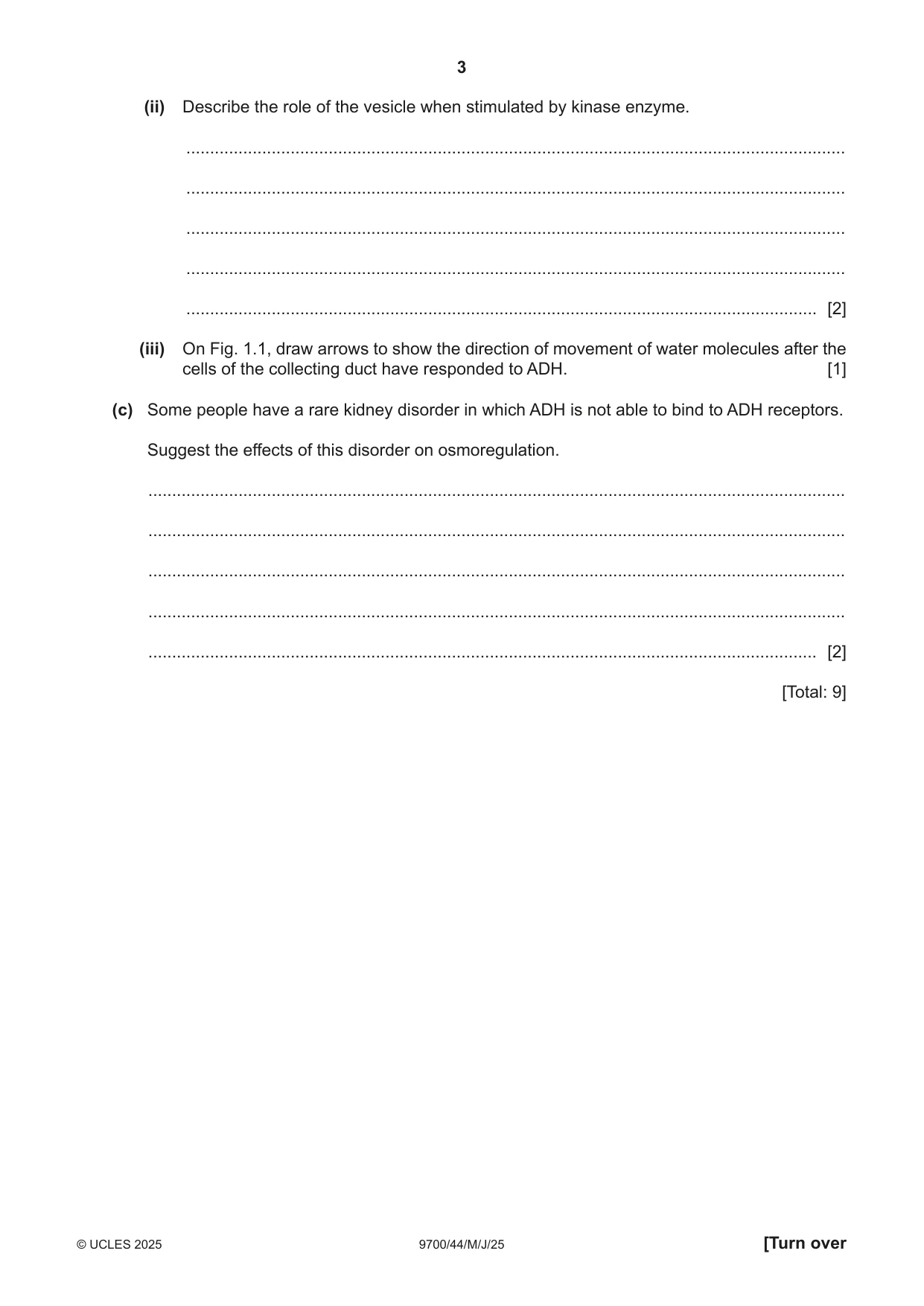 Cambridge A Level Biology 9700 2025 May/June Paper 4 · Variant 4 question paper, page 3 of 24