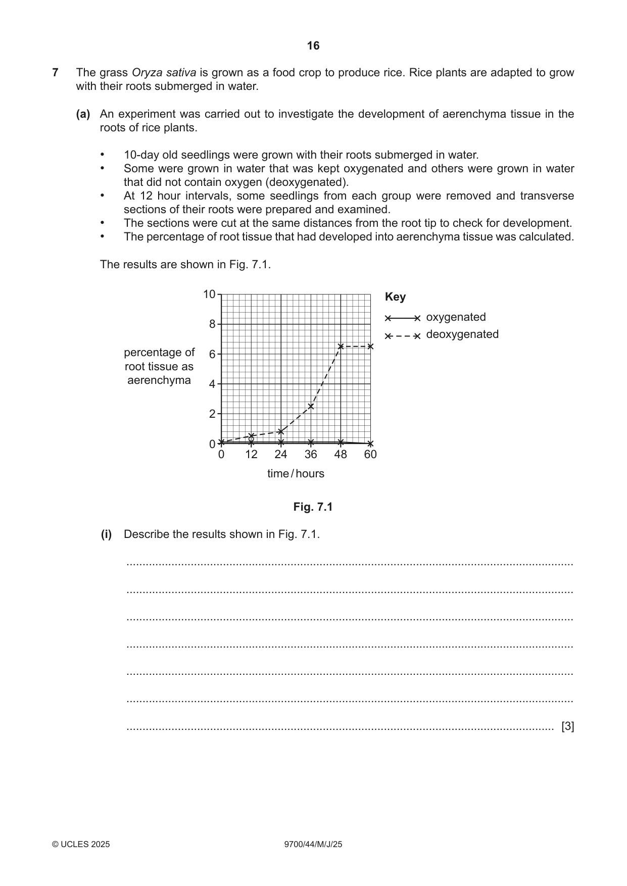 Cambridge A Level Biology 9700 2025 May/June Paper 4 · Variant 4 question paper, page 16 of 24