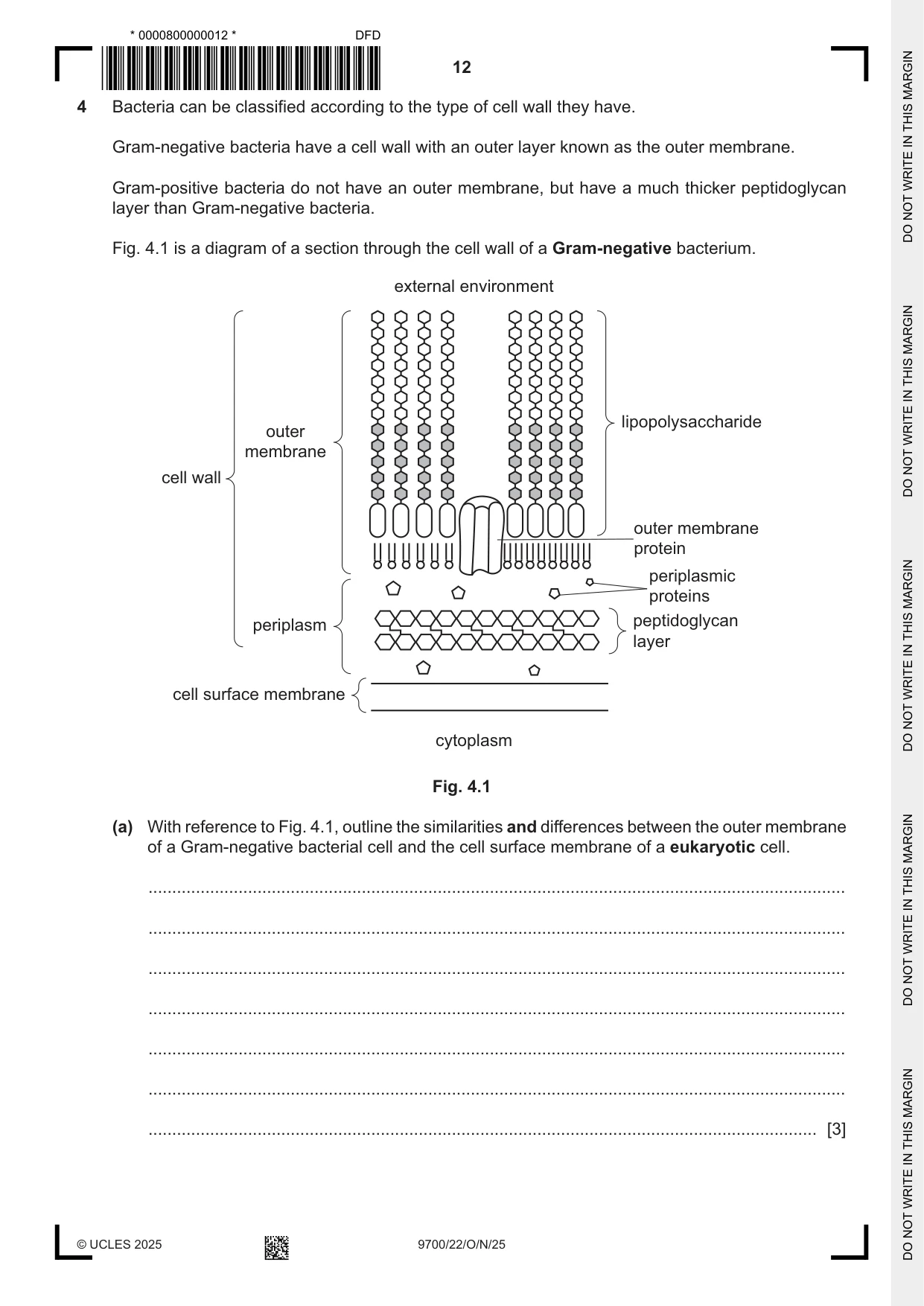Cambridge A Level Biology 9700 2025 Oct/Nov Paper 2 · Variant 2 question paper, page 12 of 16
