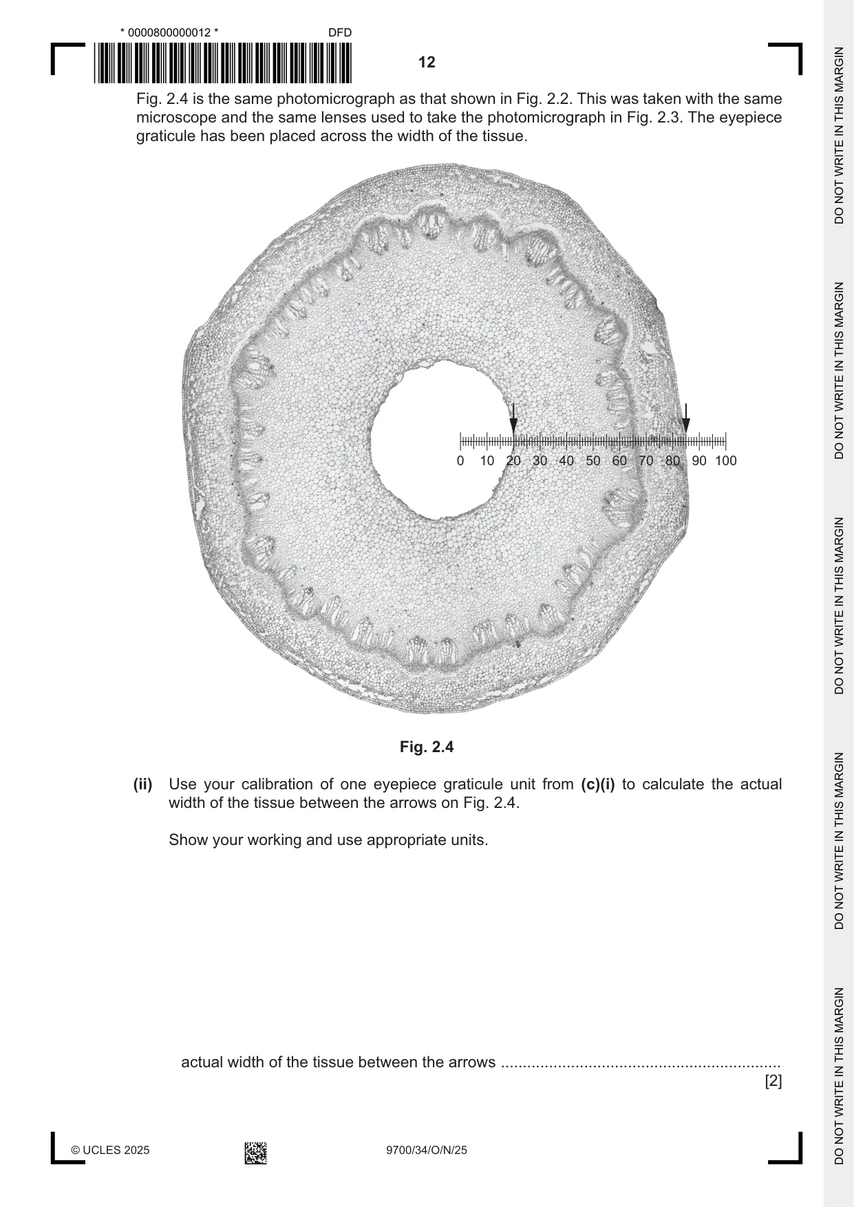 Cambridge A Level Biology 9700 2025 Oct/Nov Paper 3 · Variant 4 question paper, page 12 of 16