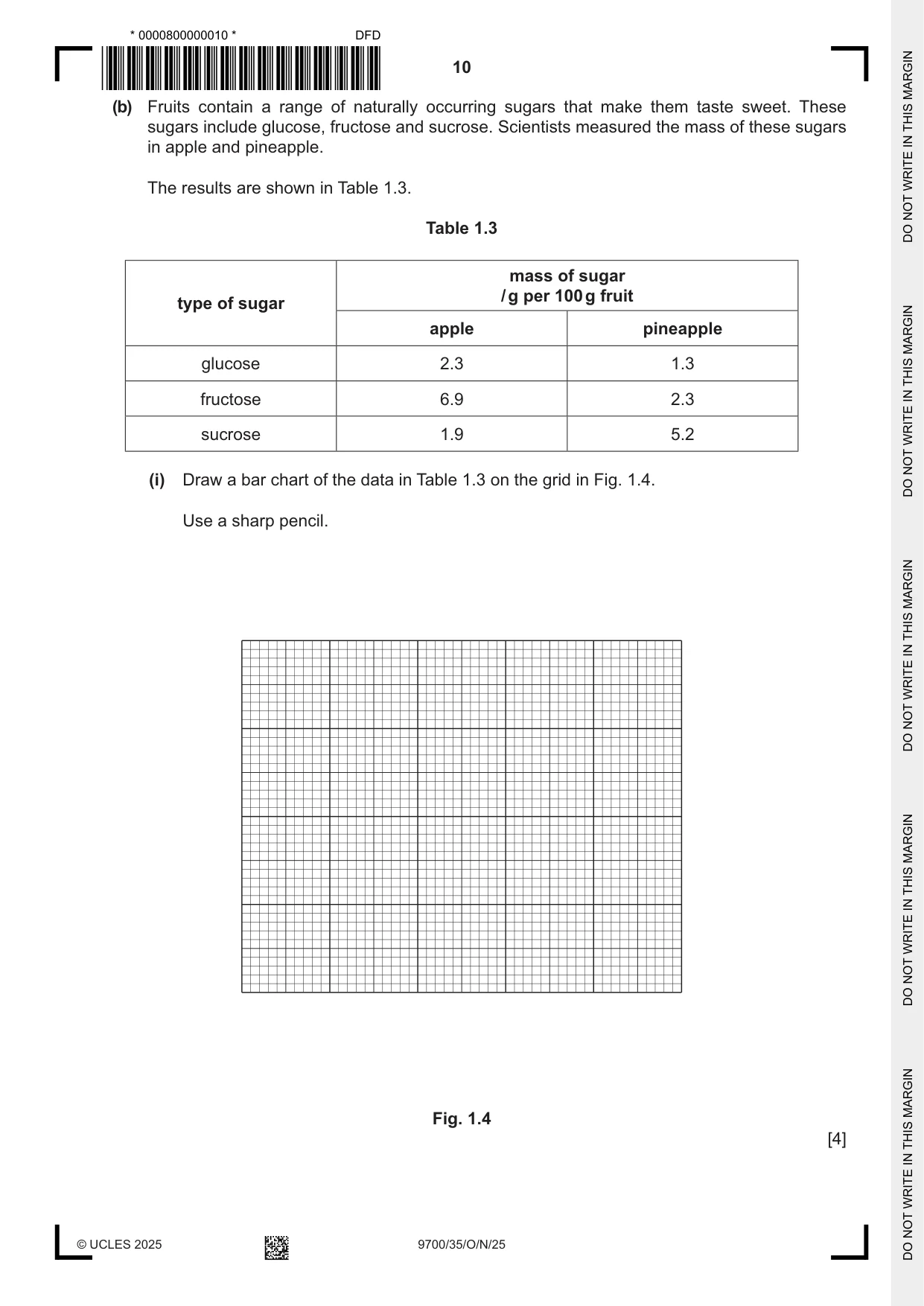 Cambridge A Level Biology 9700 2025 Oct/Nov Paper 3 · Variant 5 question paper, page 10 of 20