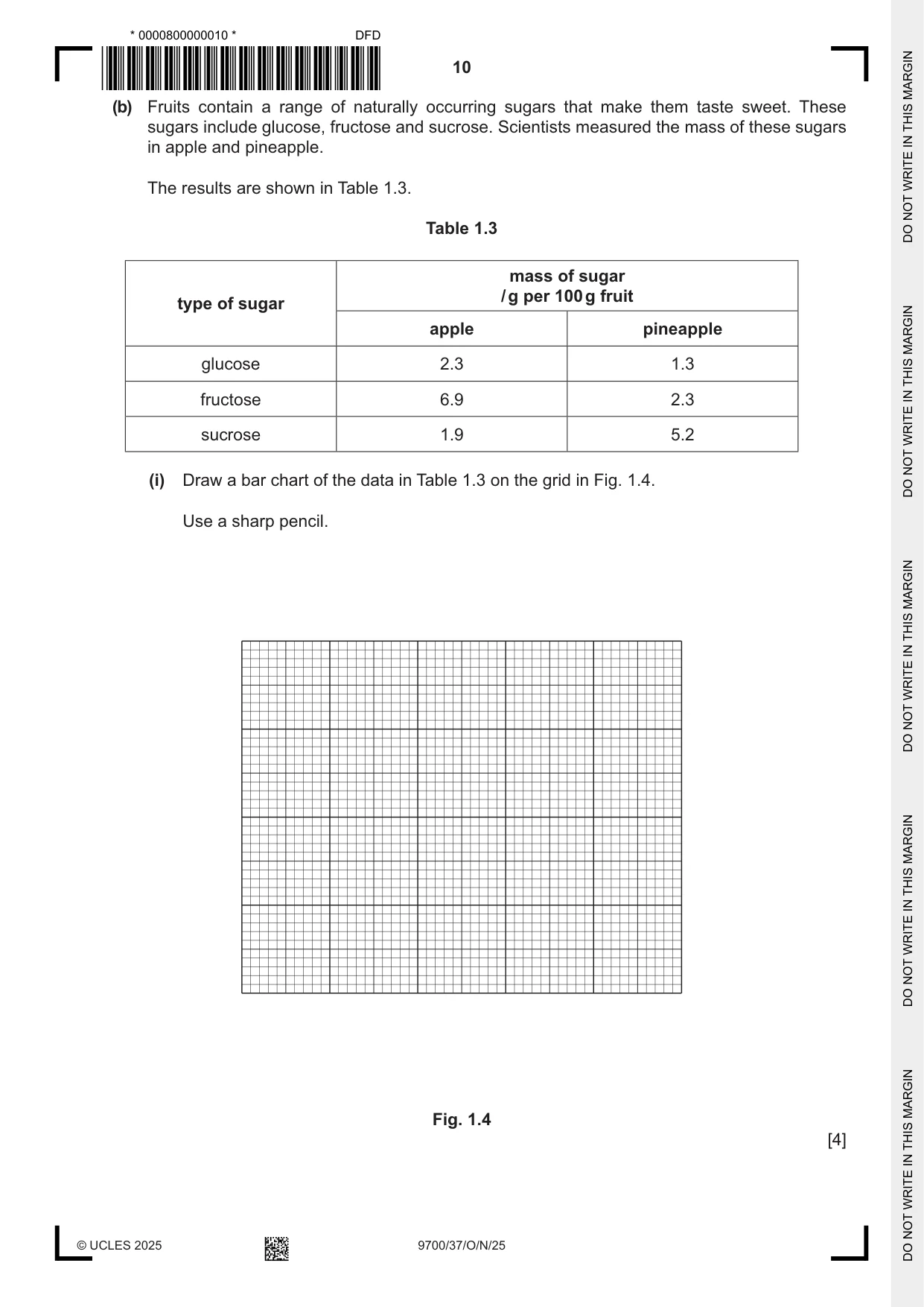 Cambridge A Level Biology 9700 2025 Oct/Nov Paper 3 · Variant 7 question paper, page 10 of 20