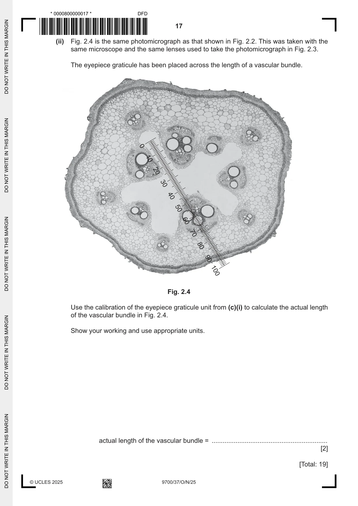Cambridge A Level Biology 9700 2025 Oct/Nov Paper 3 · Variant 7 question paper, page 17 of 20