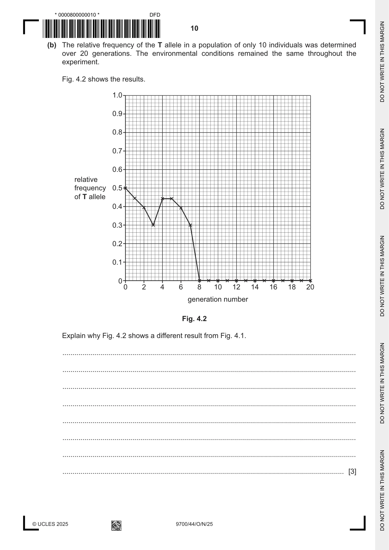 Cambridge A Level Biology 9700 2025 Oct/Nov Paper 4 · Variant 4 question paper, page 10 of 28