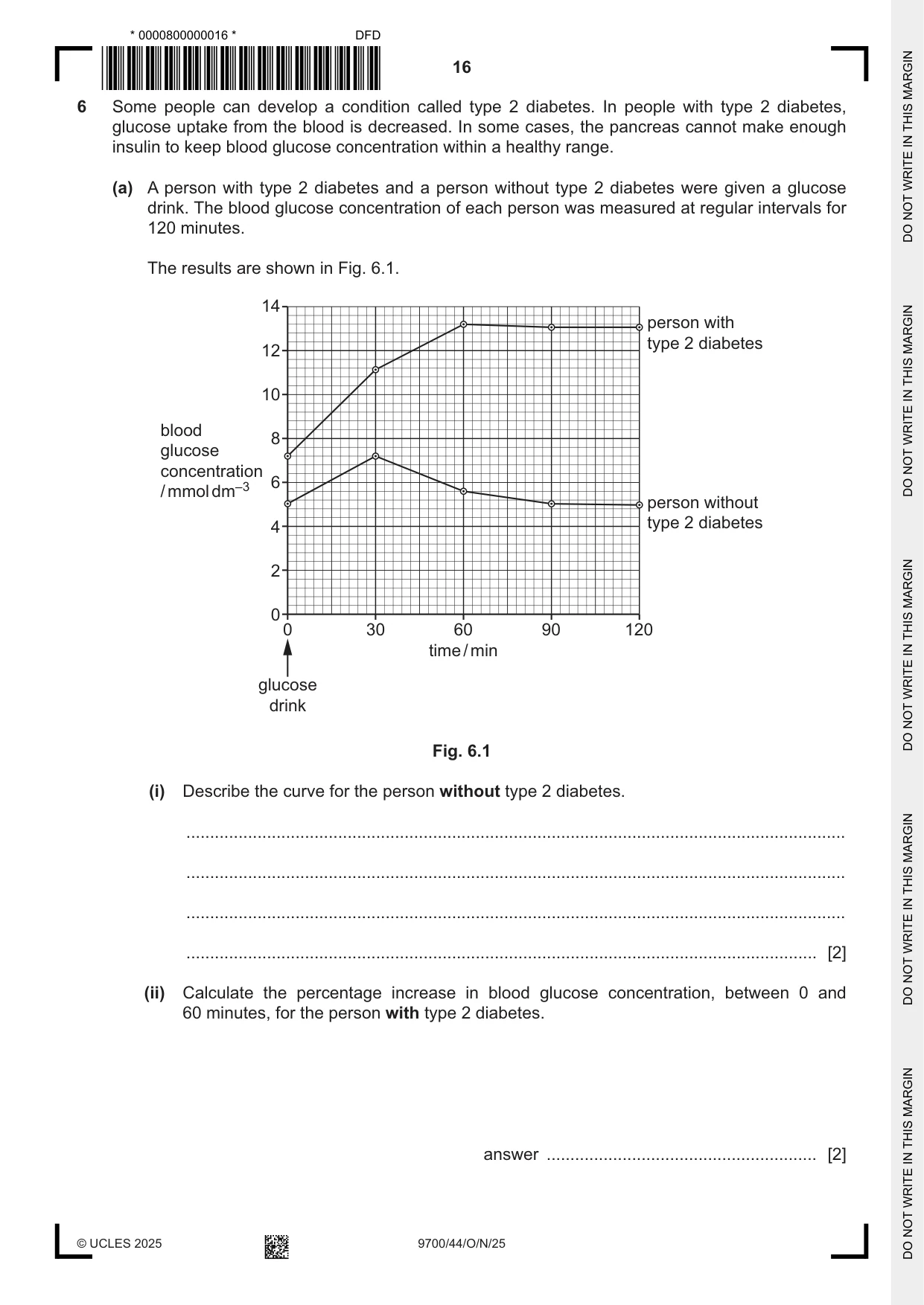 Cambridge A Level Biology 9700 2025 Oct/Nov Paper 4 · Variant 4 question paper, page 16 of 28