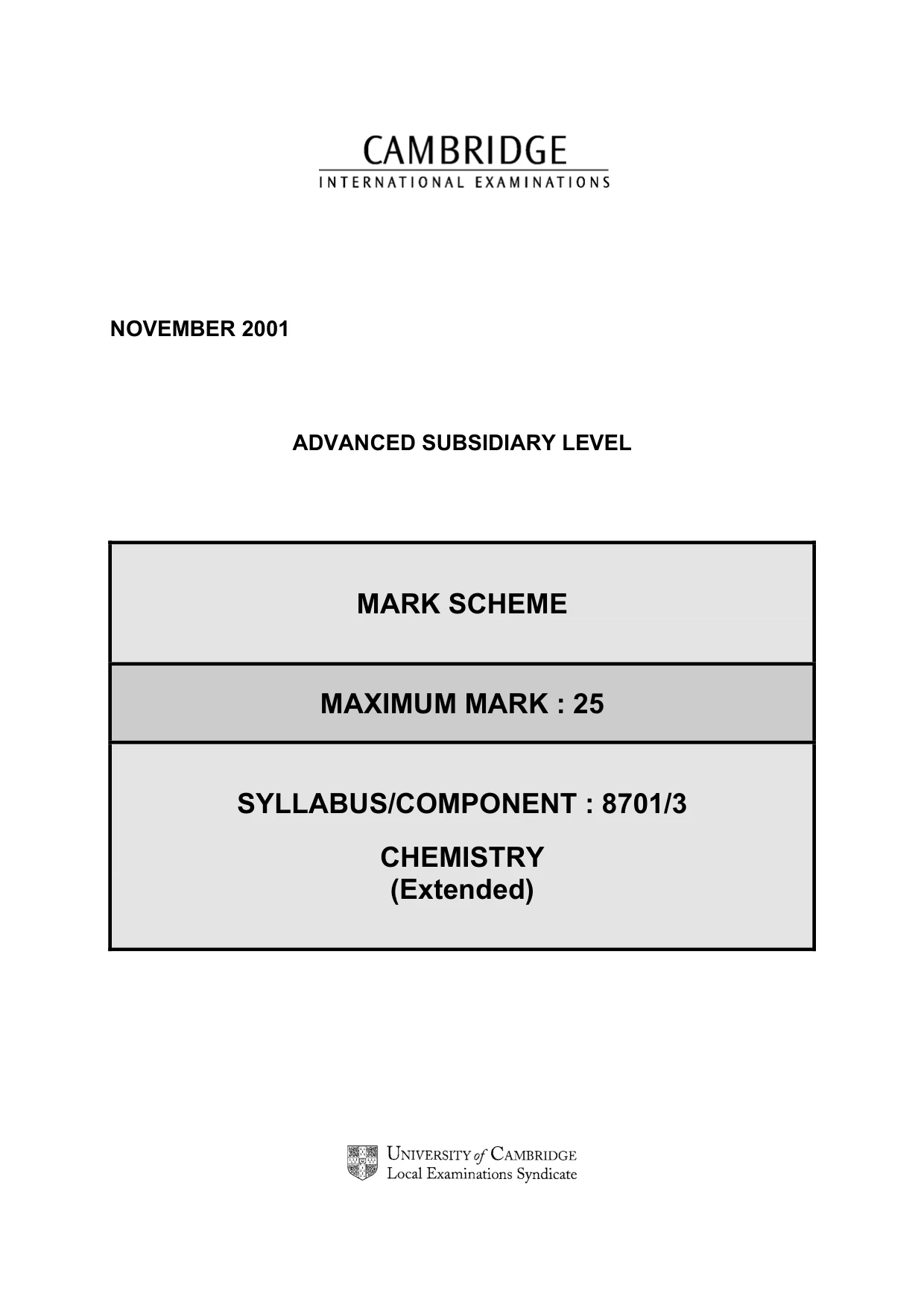 Mark scheme, page 1 of 4