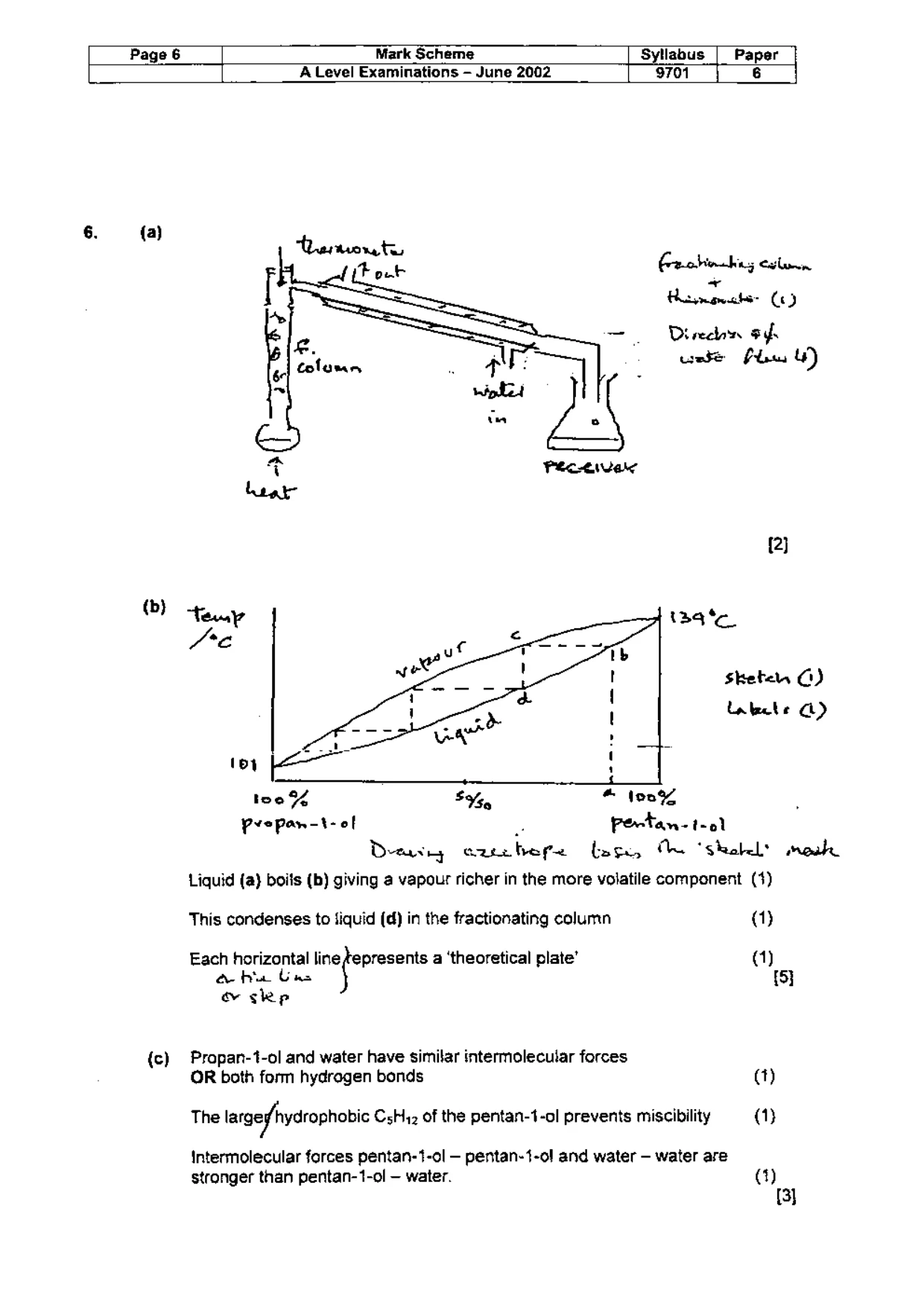 Mark scheme, page 7 of 10