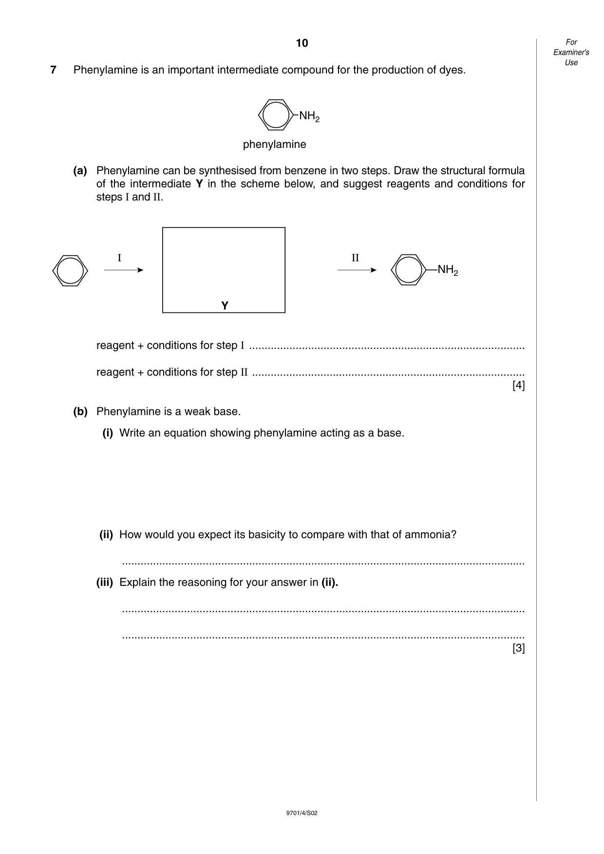 Cambridge A Level Chemistry 9701 2002 May/June Paper 4 · Variant 1 question paper, page 10 of 12