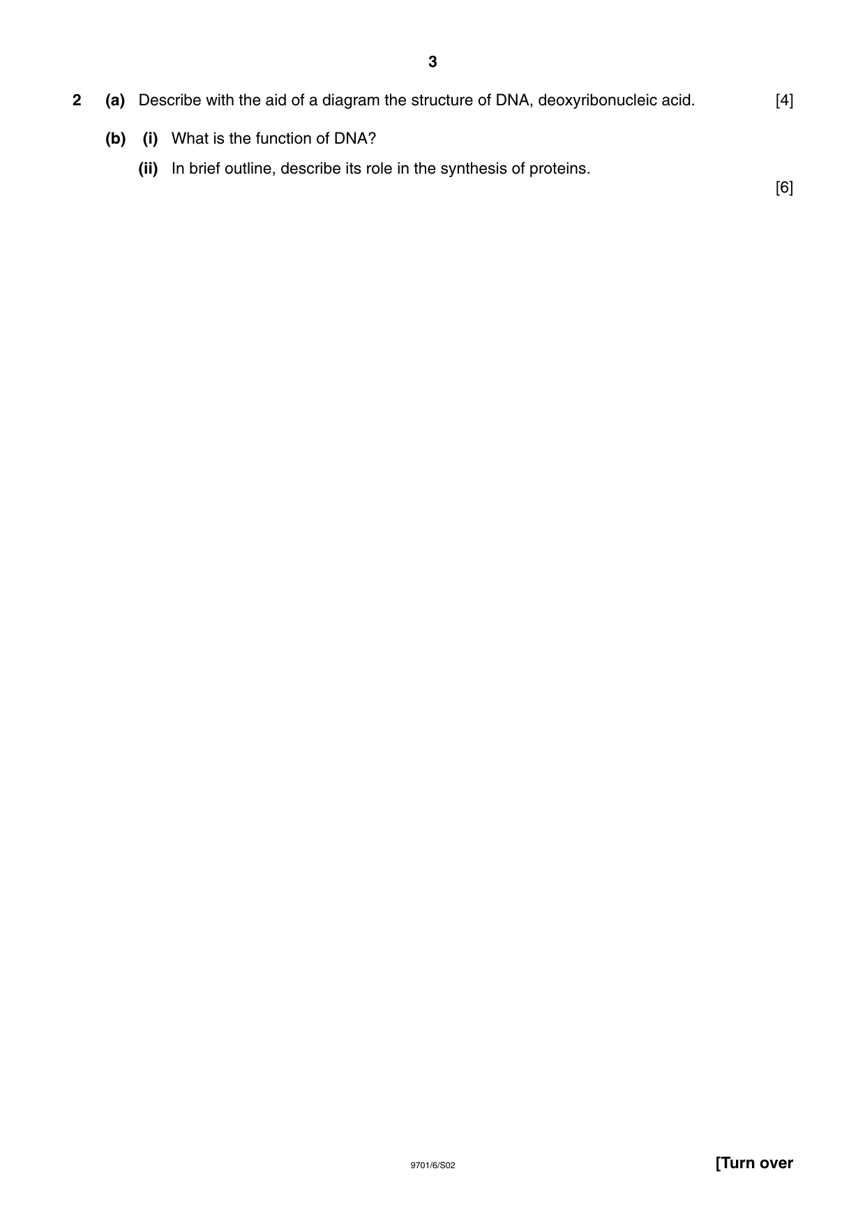 Cambridge A Level Chemistry 9701 2002 May/June Paper 6 · Variant 1 question paper, page 3 of 12
