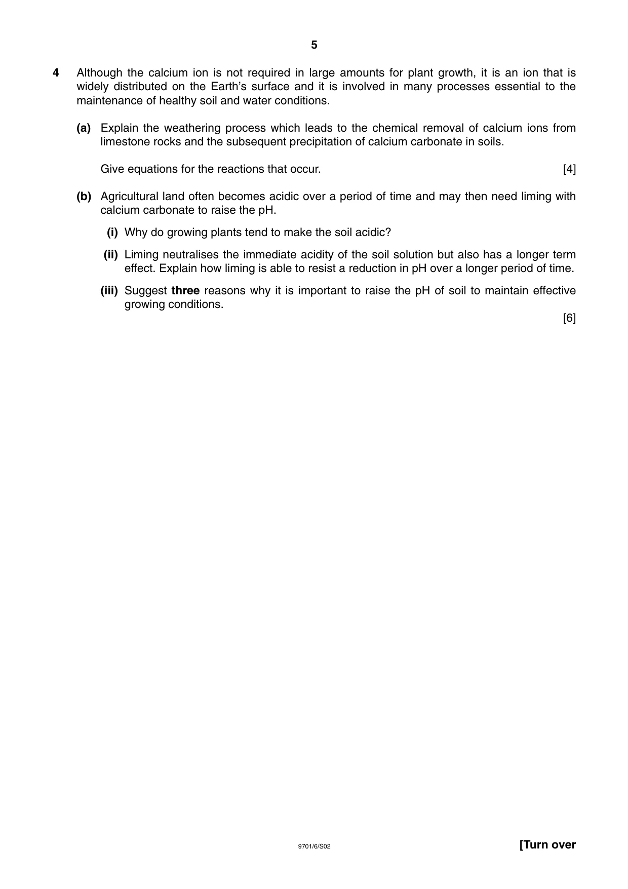Cambridge A Level Chemistry 9701 2002 May/June Paper 6 · Variant 1 question paper, page 5 of 12