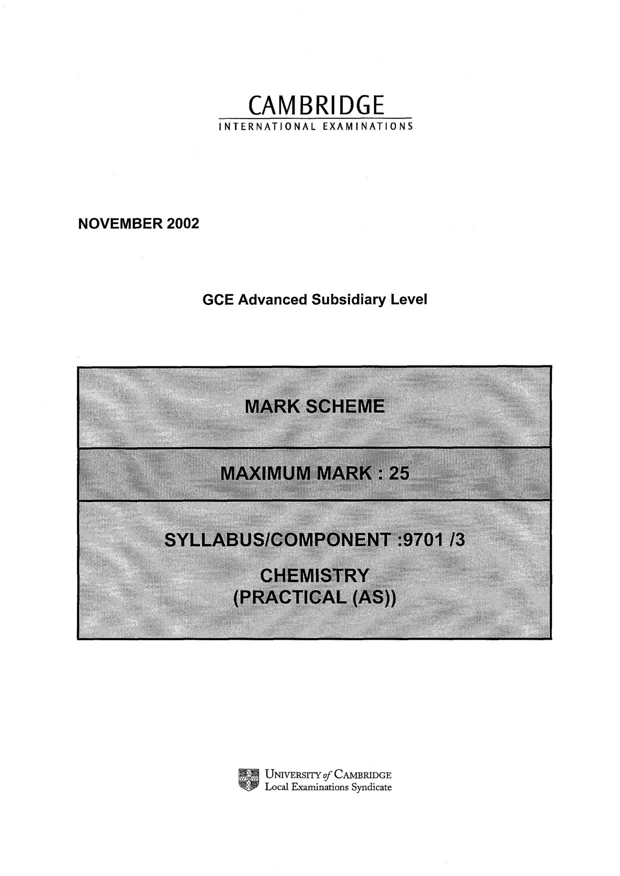 Mark scheme, page 1 of 4