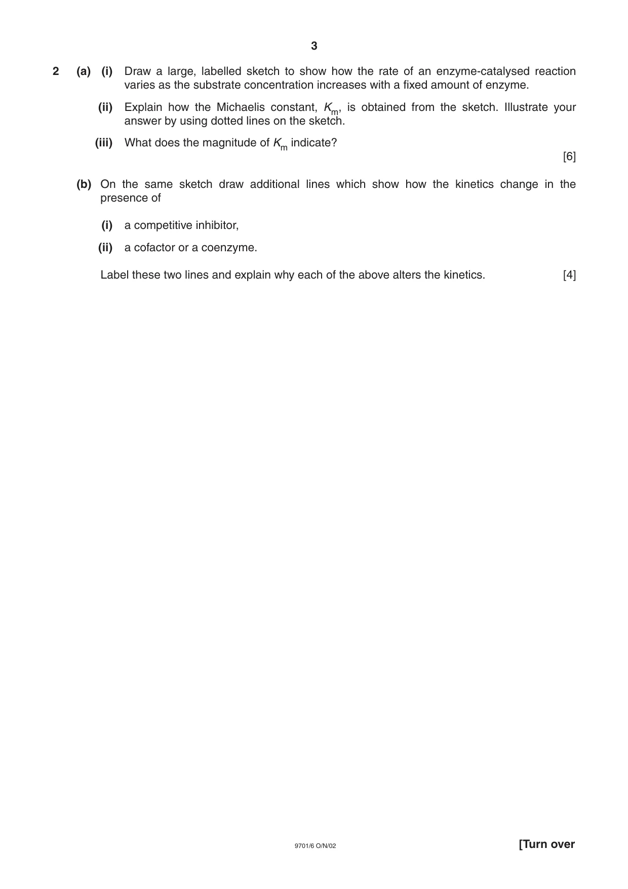 Cambridge A Level Chemistry 9701 2002 Oct/Nov Paper 6 · Variant 1 question paper, page 3 of 14