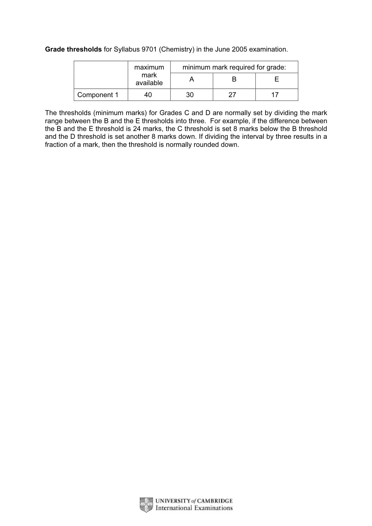Mark scheme, page 2 of 4