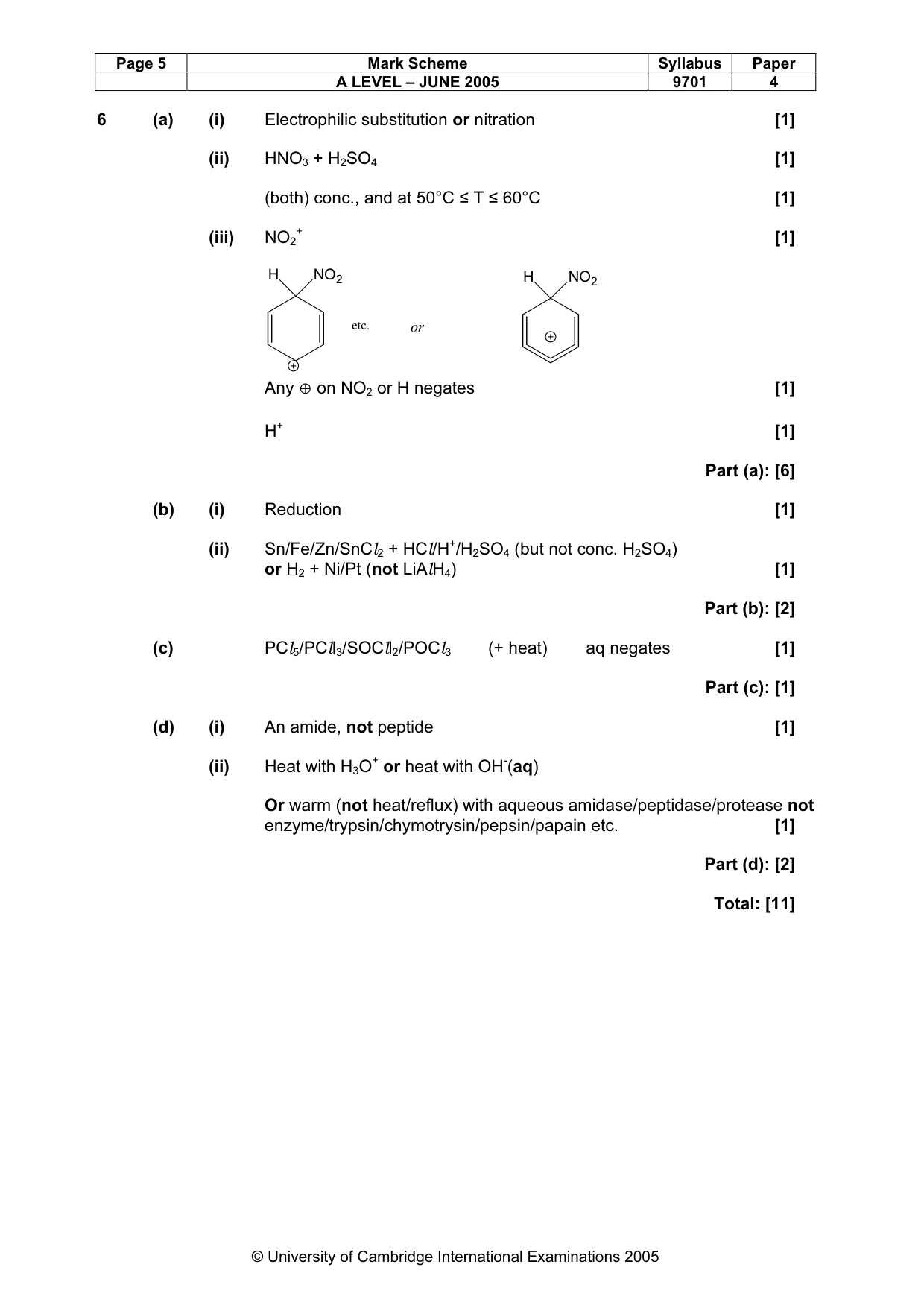 Mark scheme, page 8 of 8