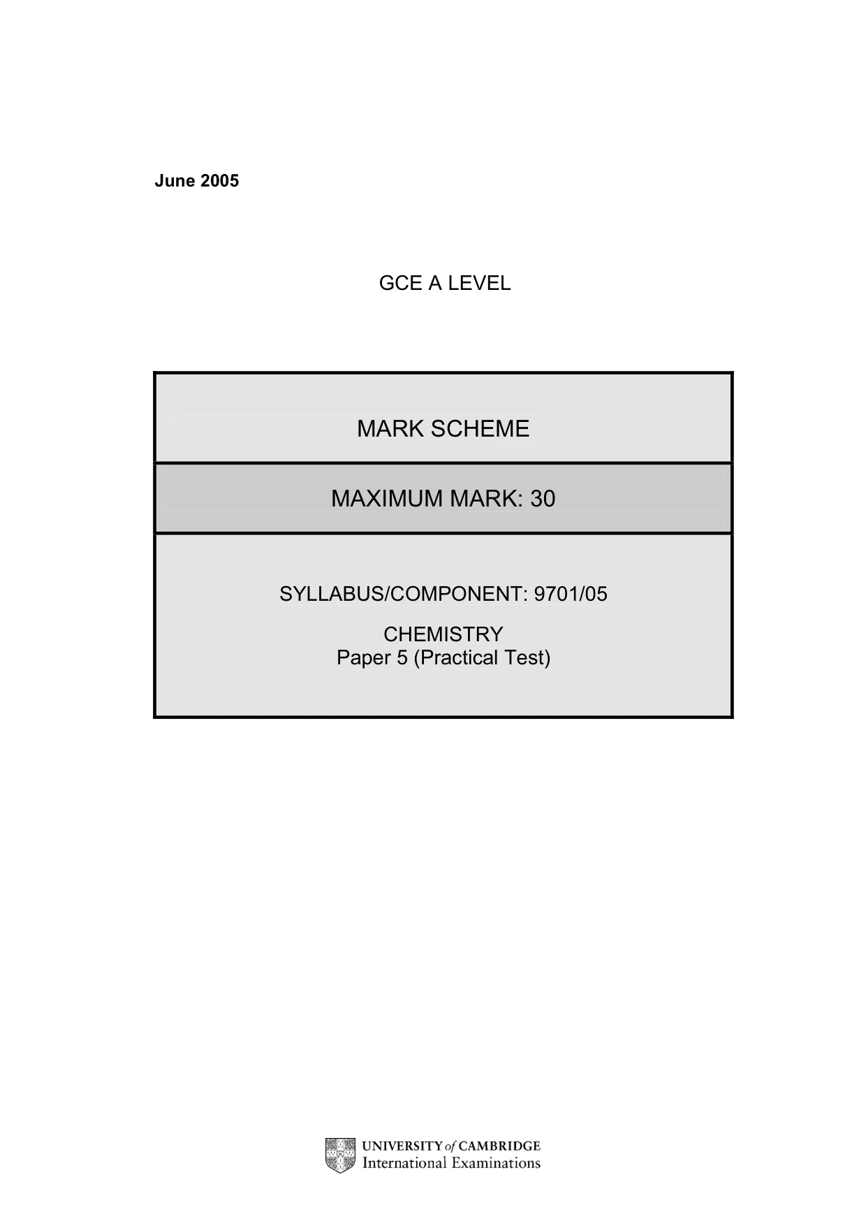 Mark scheme, page 3 of 10