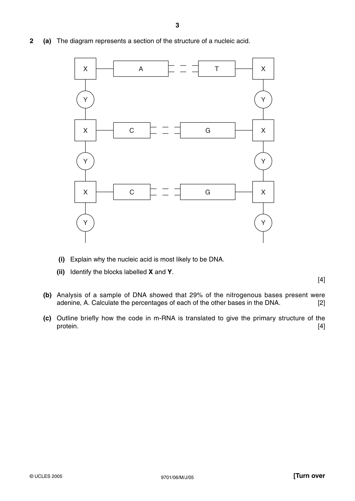 Cambridge A Level Chemistry 9701 2005 May/June Paper 6 · Variant 1 question paper, page 3 of 8