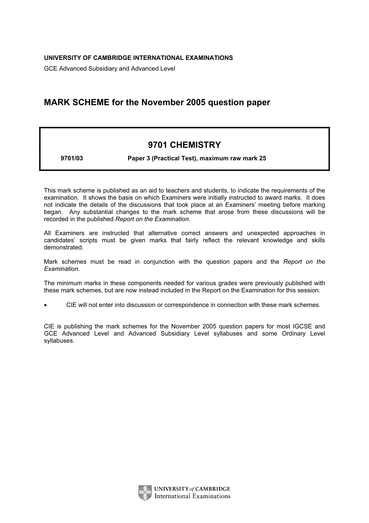 Mark scheme, page 1 of 4