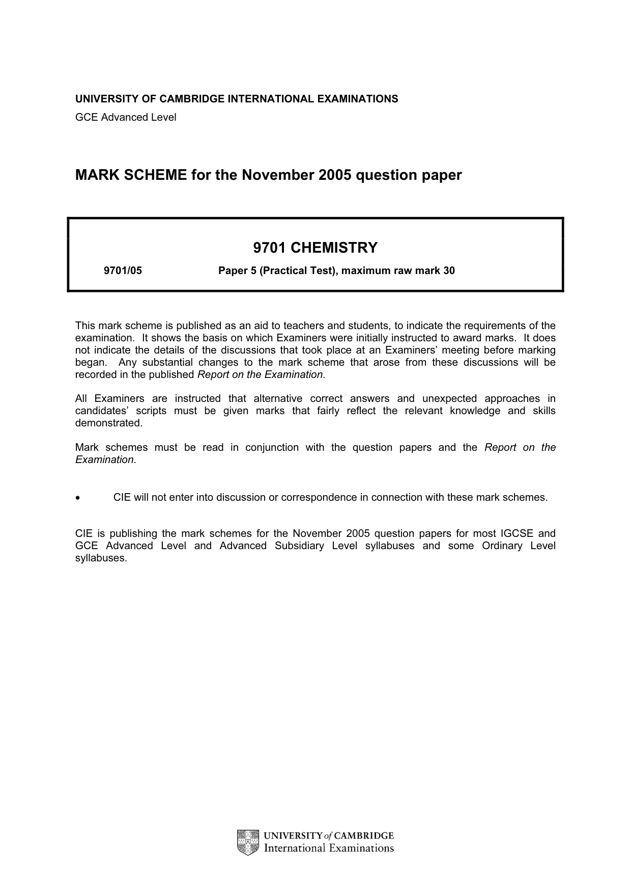 Mark scheme, page 1 of 4