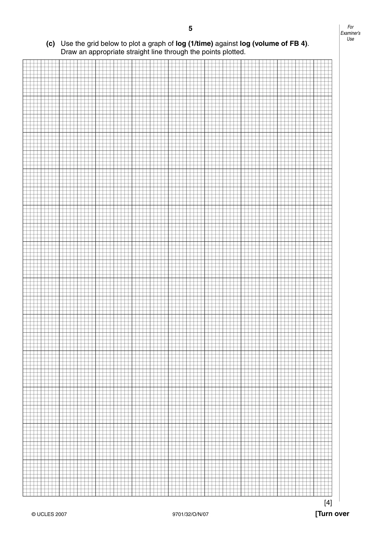 Cambridge A Level Chemistry 9701 2007 Oct/Nov Paper 3 · Variant 2 question paper, page 5 of 12
