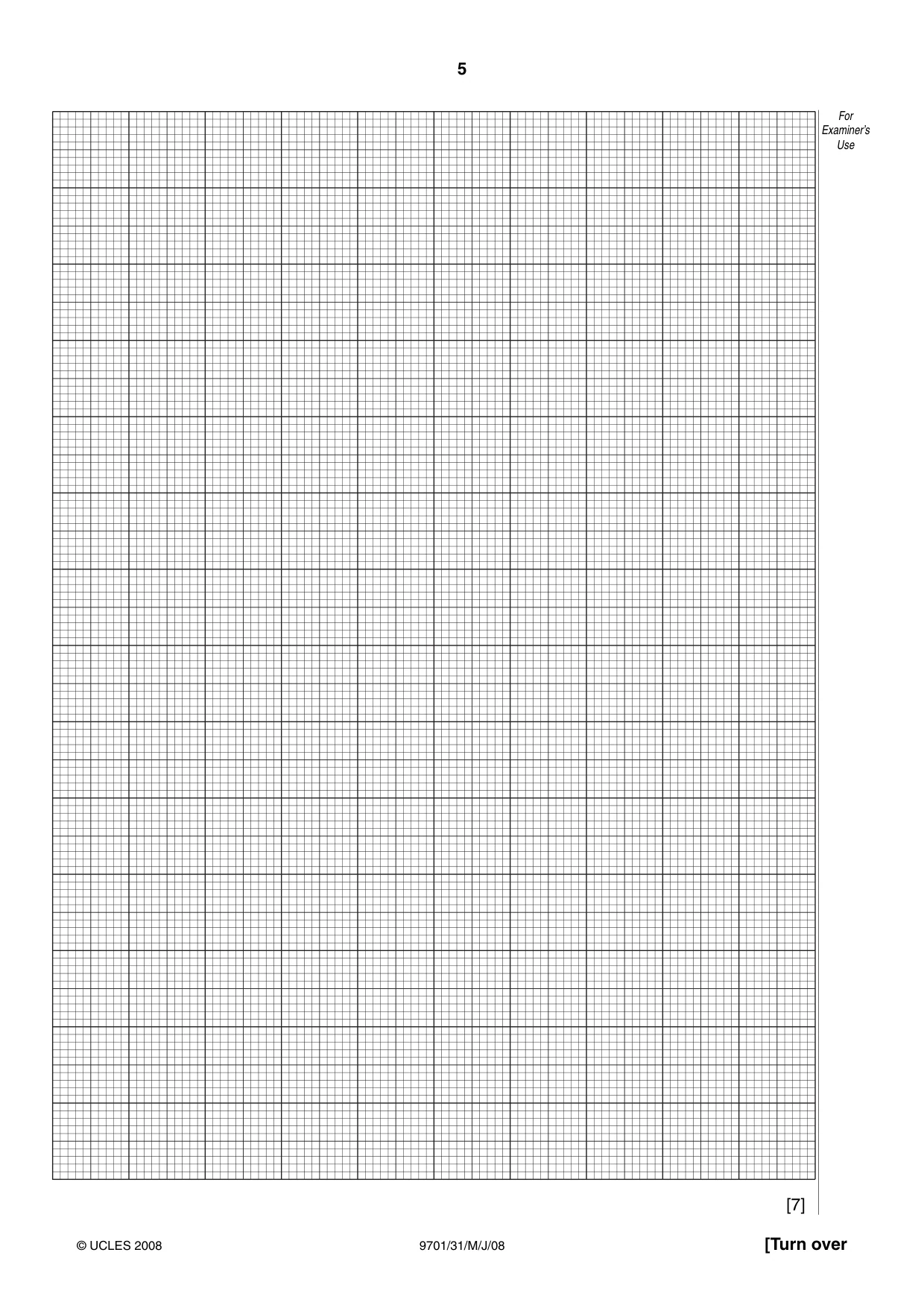 Cambridge A Level Chemistry 9701 2008 May/June Paper 3 · Variant 1 question paper, page 5 of 12