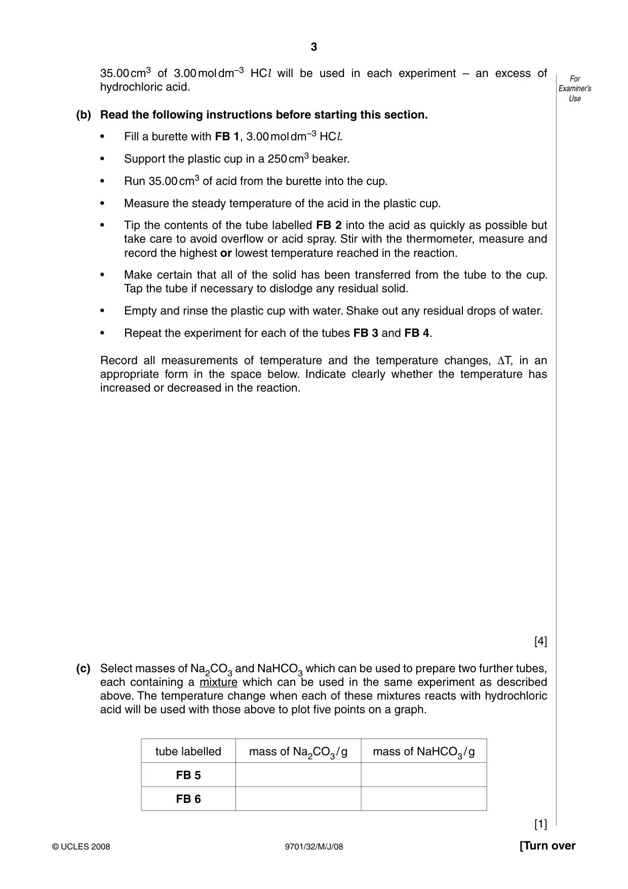 Cambridge A Level Chemistry 9701 2008 May/June Paper 3 · Variant 2 question paper, page 3 of 12