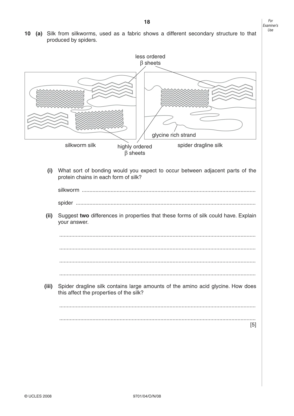 Cambridge A Level Chemistry 9701 2008 Oct/Nov Paper 4 · Variant 1 question paper, page 18 of 20