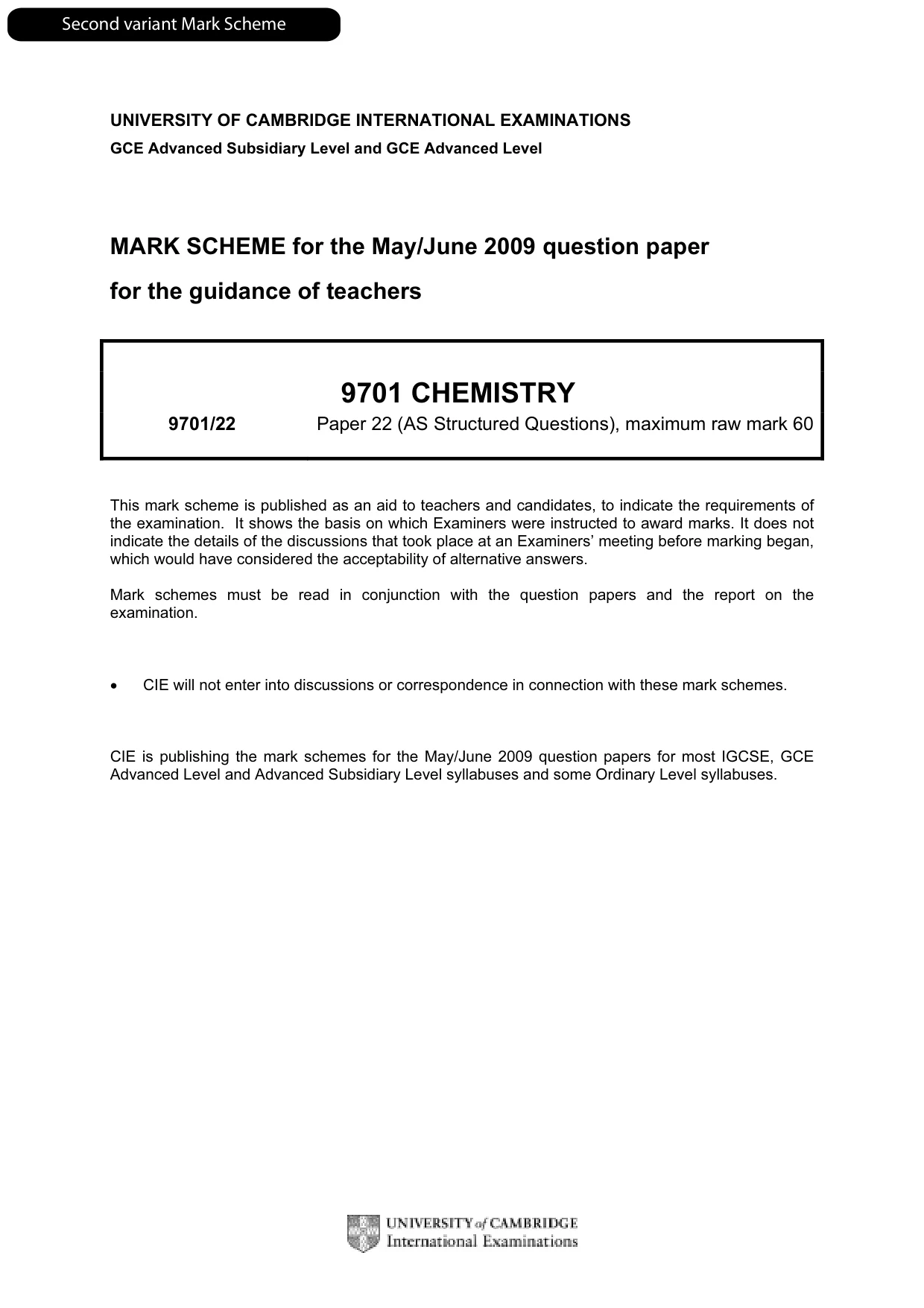 Mark scheme, page 10 of 17