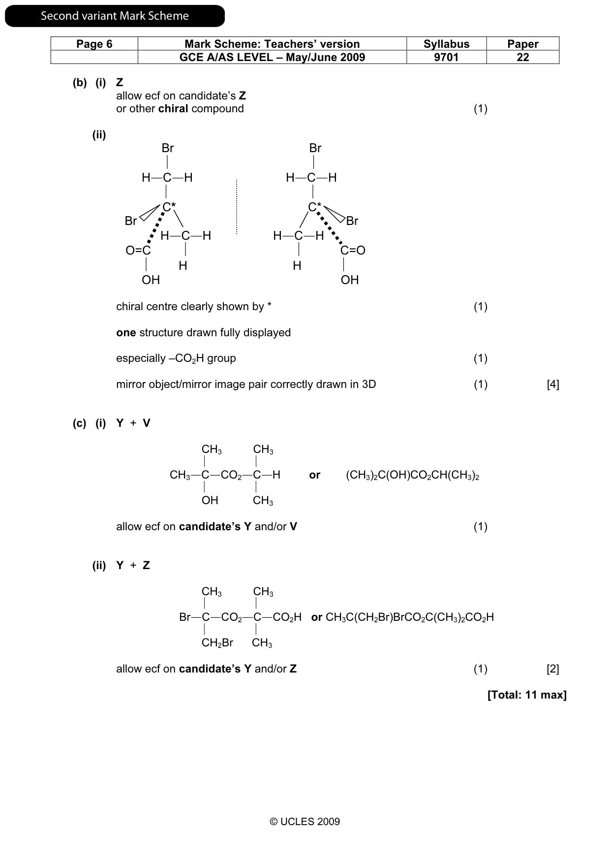 Mark scheme, page 15 of 17