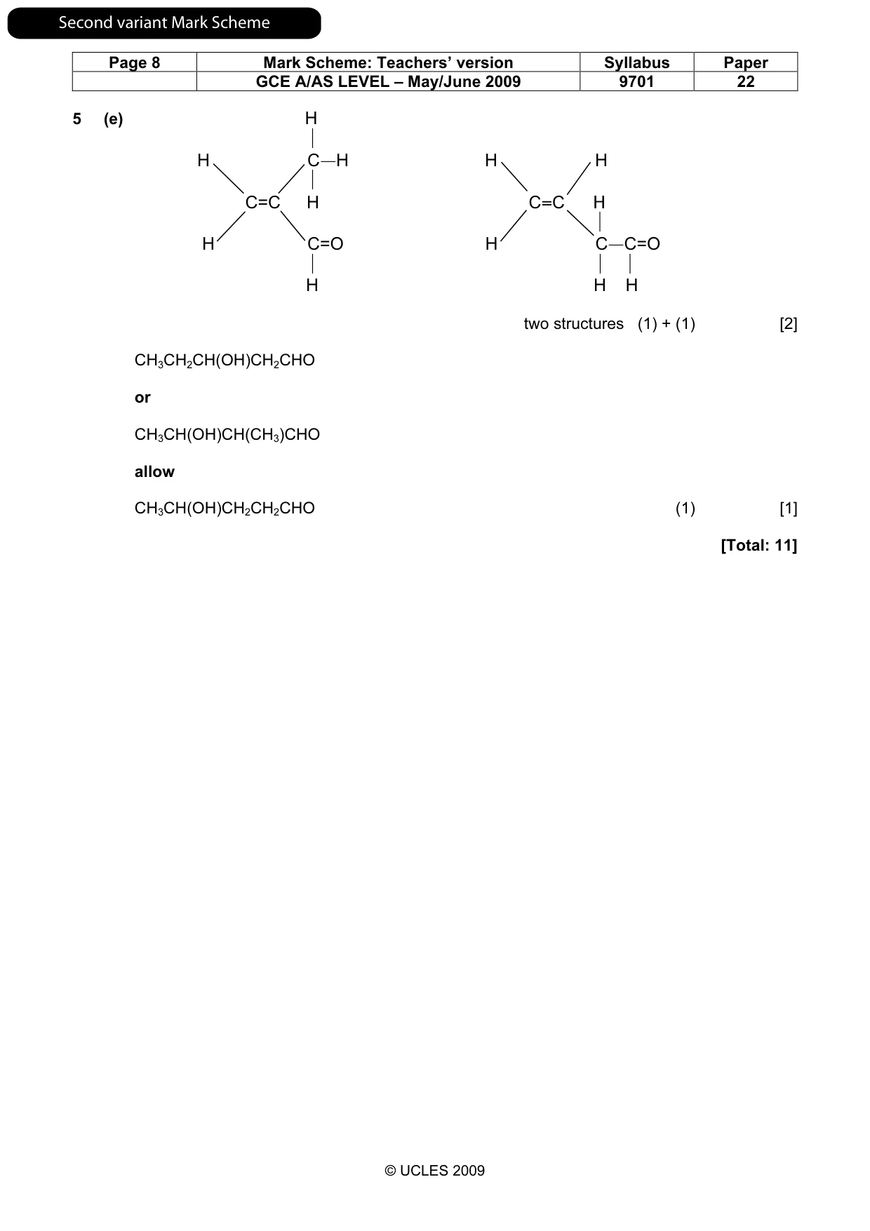 Mark scheme, page 17 of 17