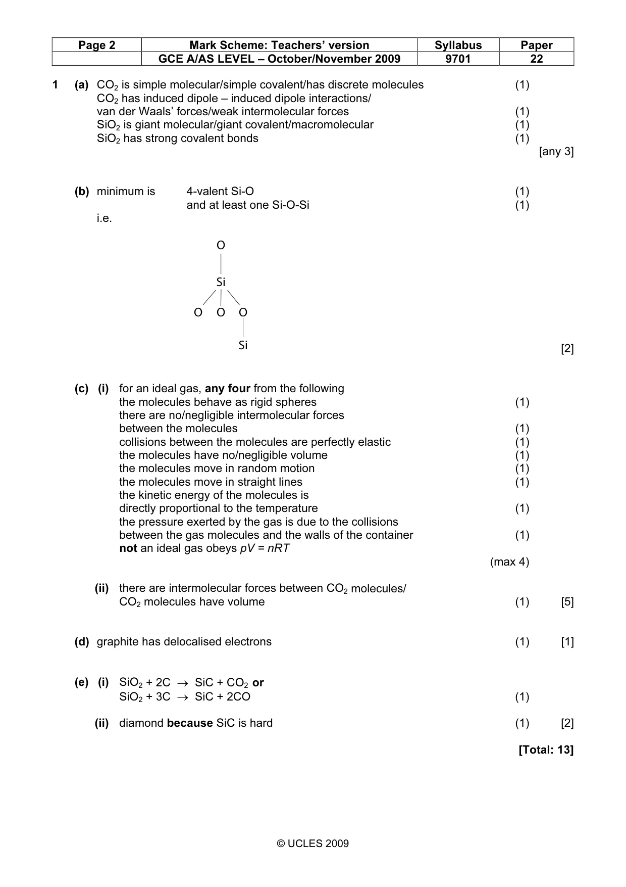 Mark scheme, page 2 of 7