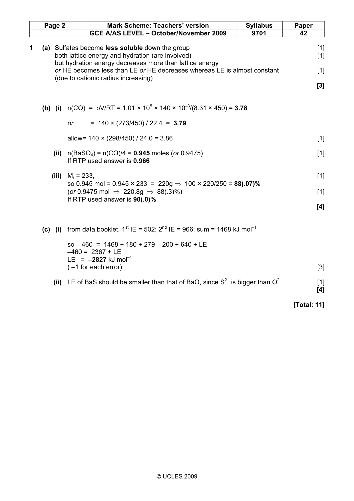 Mark scheme, page 2 of 8