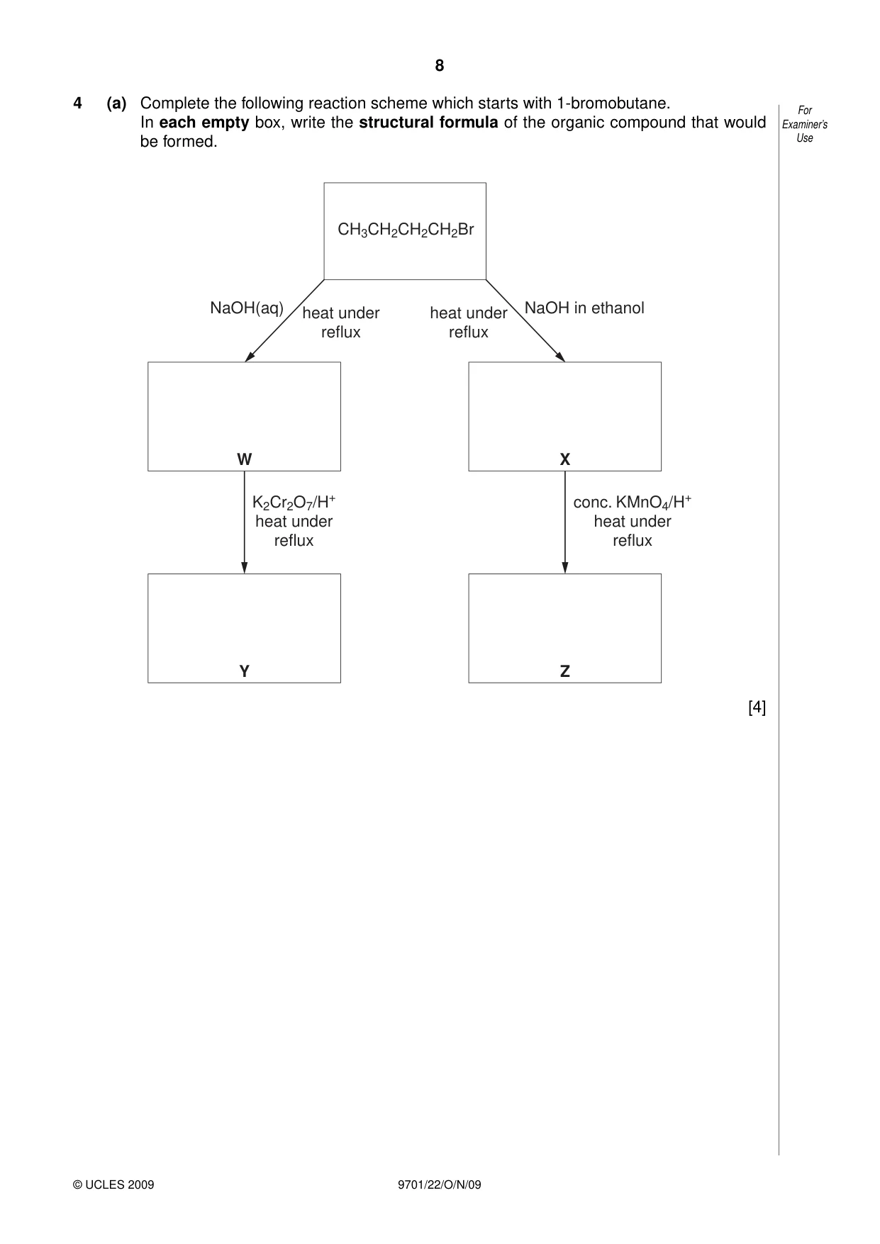 Cambridge A Level Chemistry 9701 2009 Oct/Nov Paper 2 · Variant 2 question paper, page 8 of 12