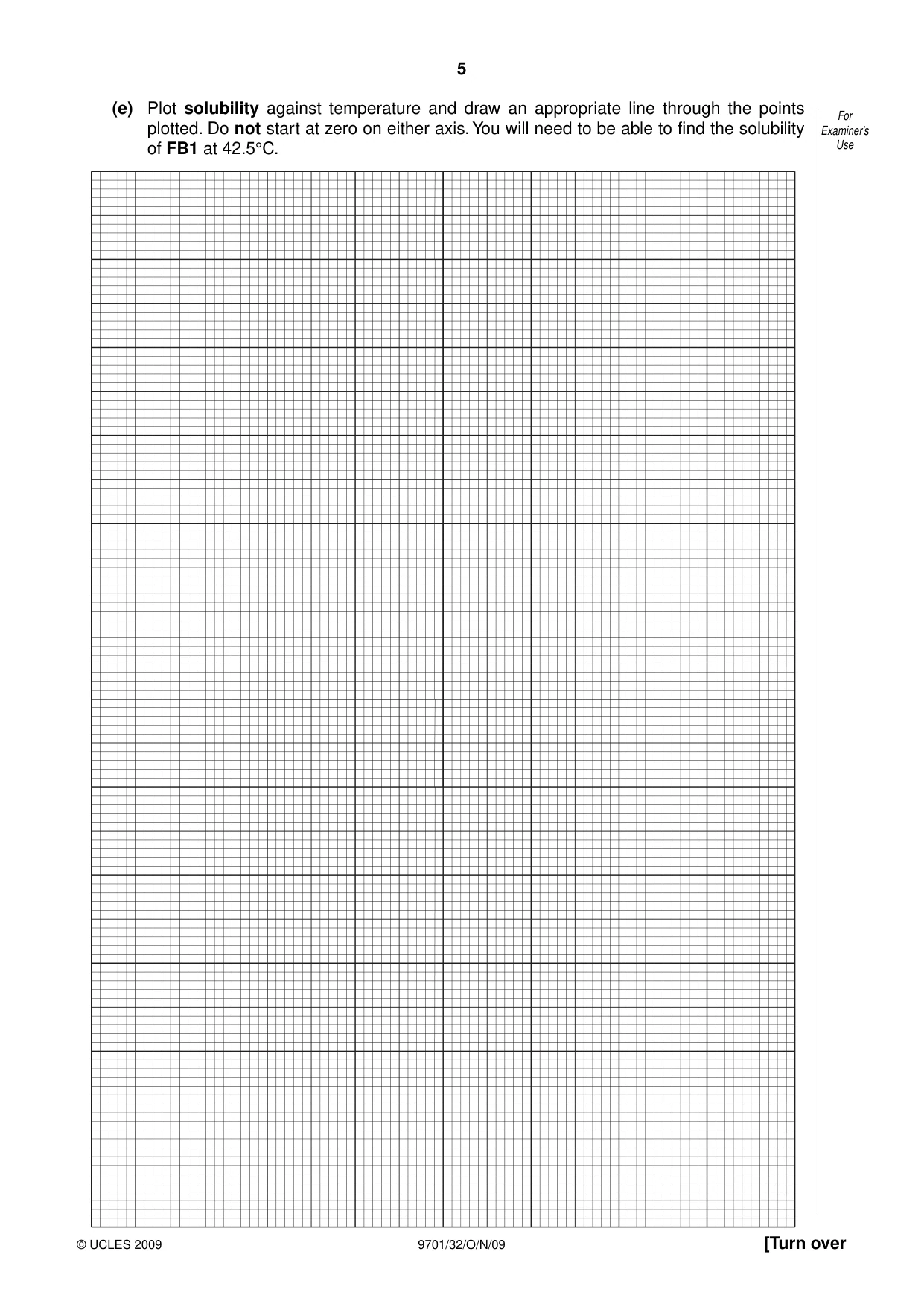 Cambridge A Level Chemistry 9701 2009 Oct/Nov Paper 3 · Variant 2 question paper, page 5 of 12